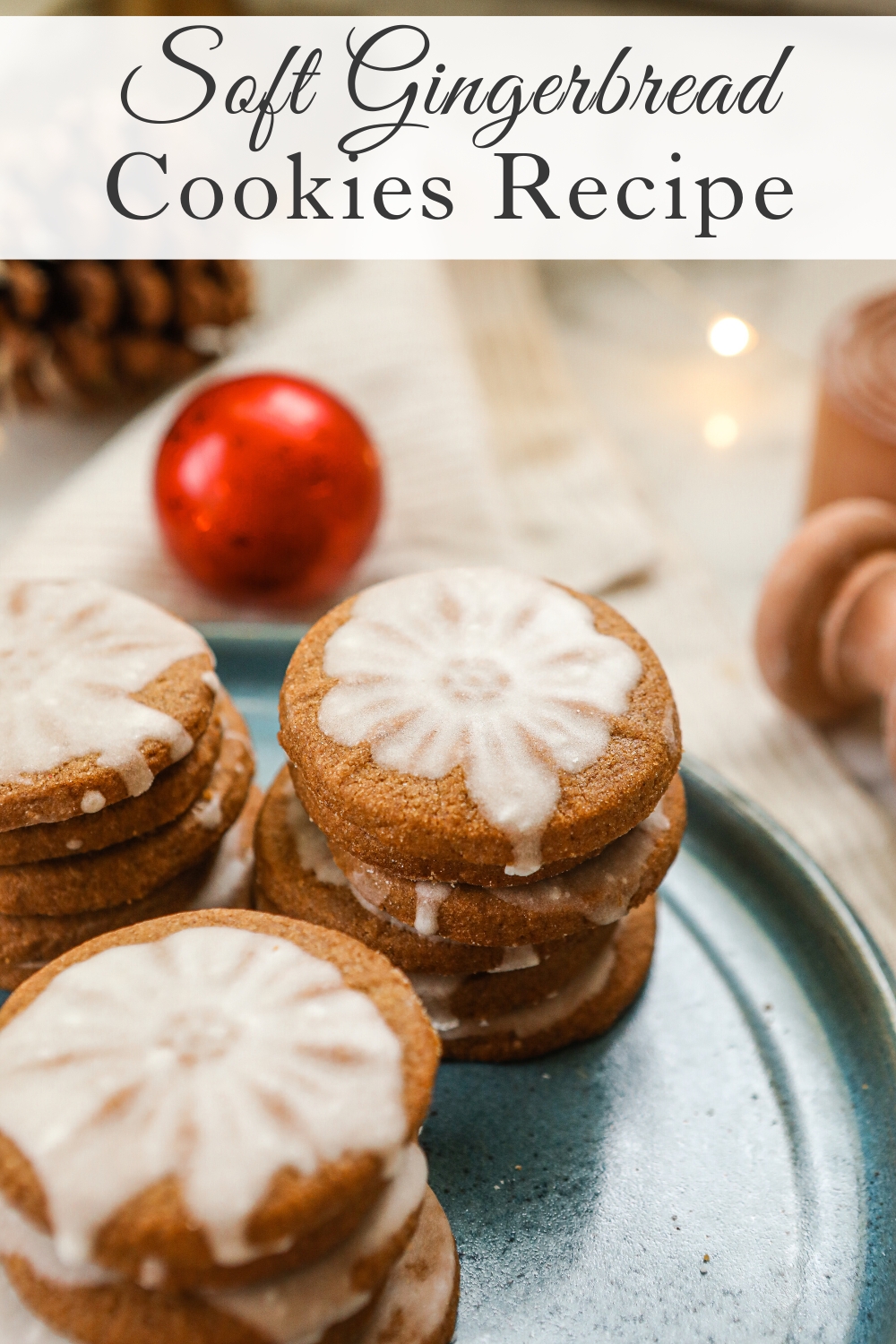 Recipe for soft gingerbread cookies