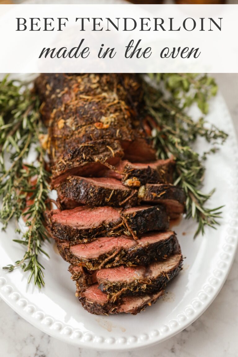 Recipe for Beef Tenderloin in the Oven Sugar Maple Farmhouse