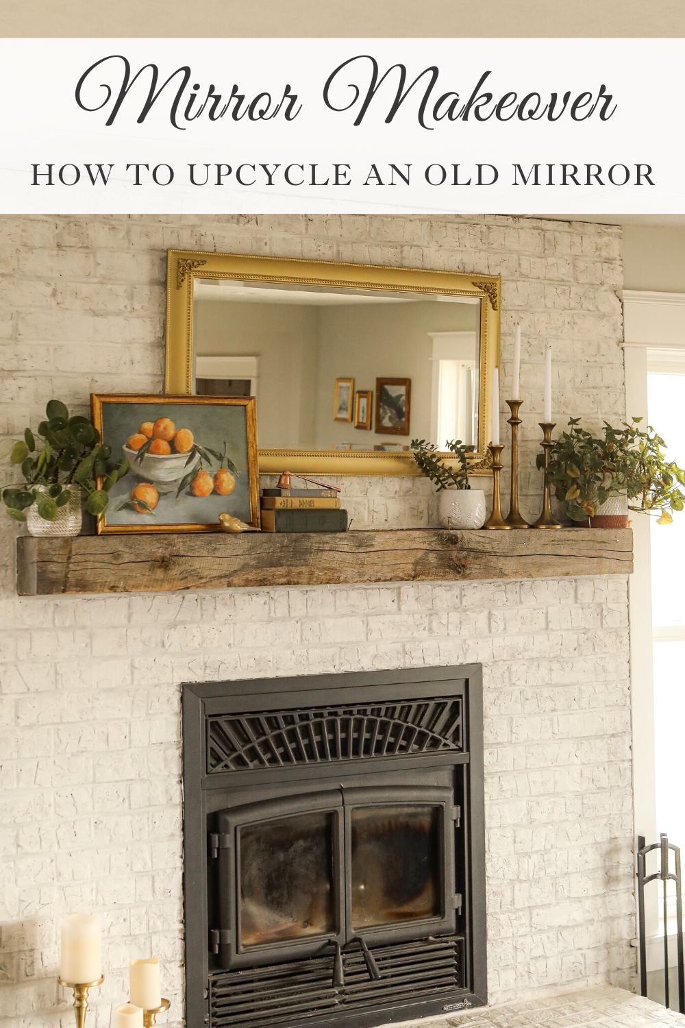 How to paint a mirror frame