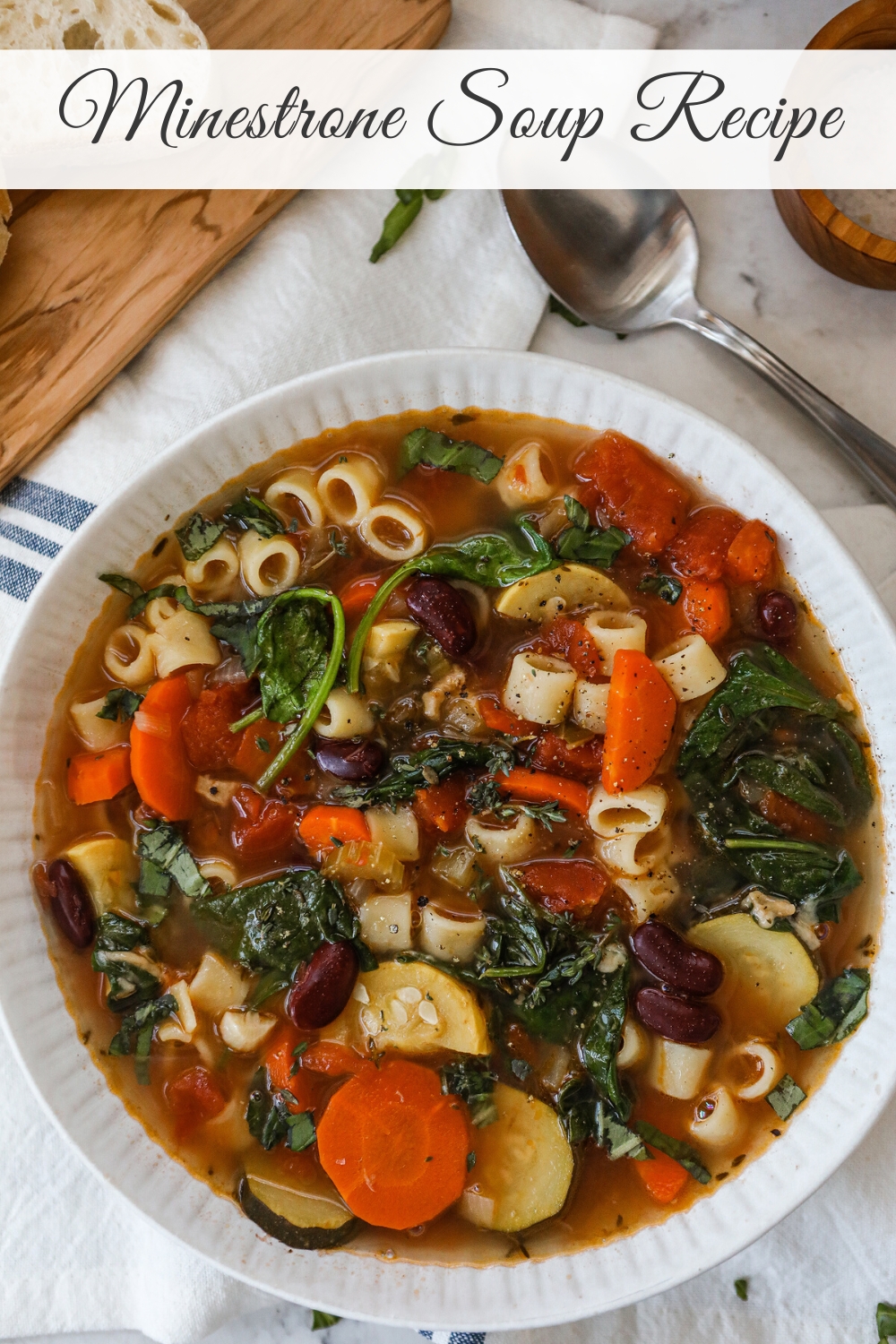 Homemade Minestrone Soup recipe