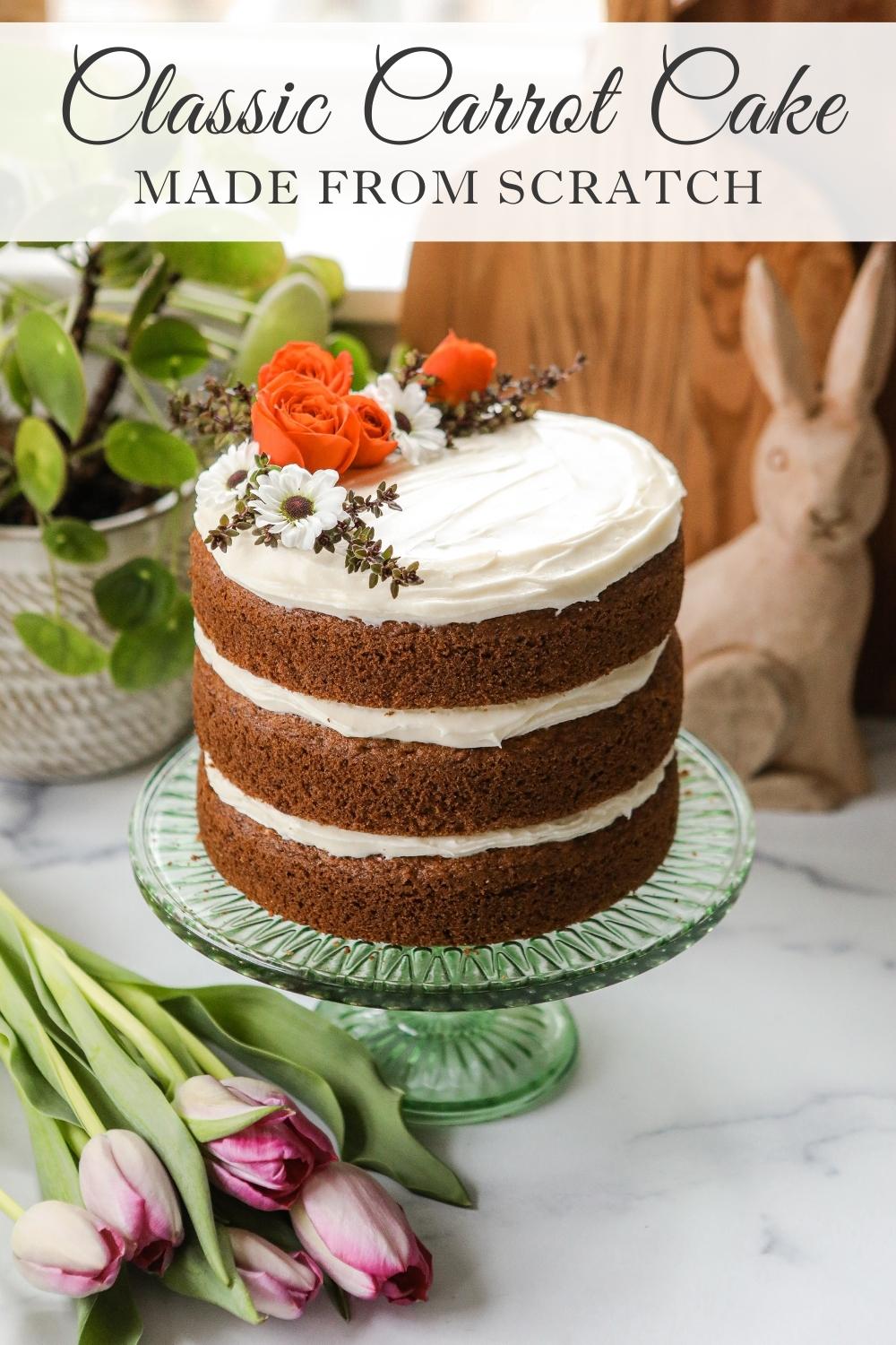Carrot cake recipe from scratch