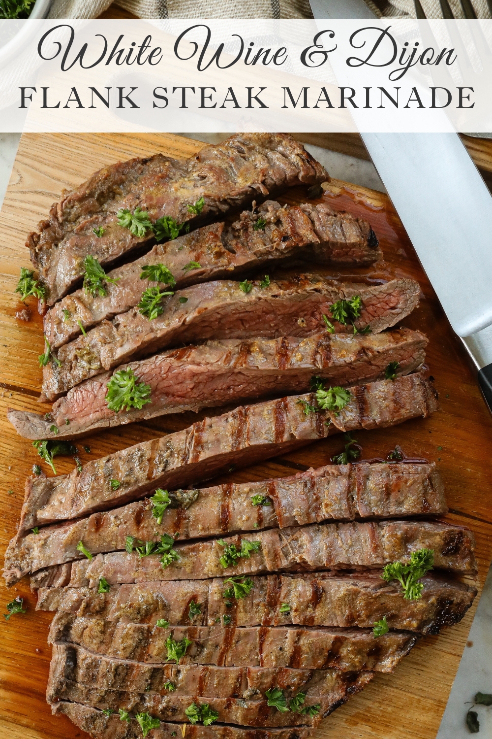 Wine & Dijon Flank Steak Marinade