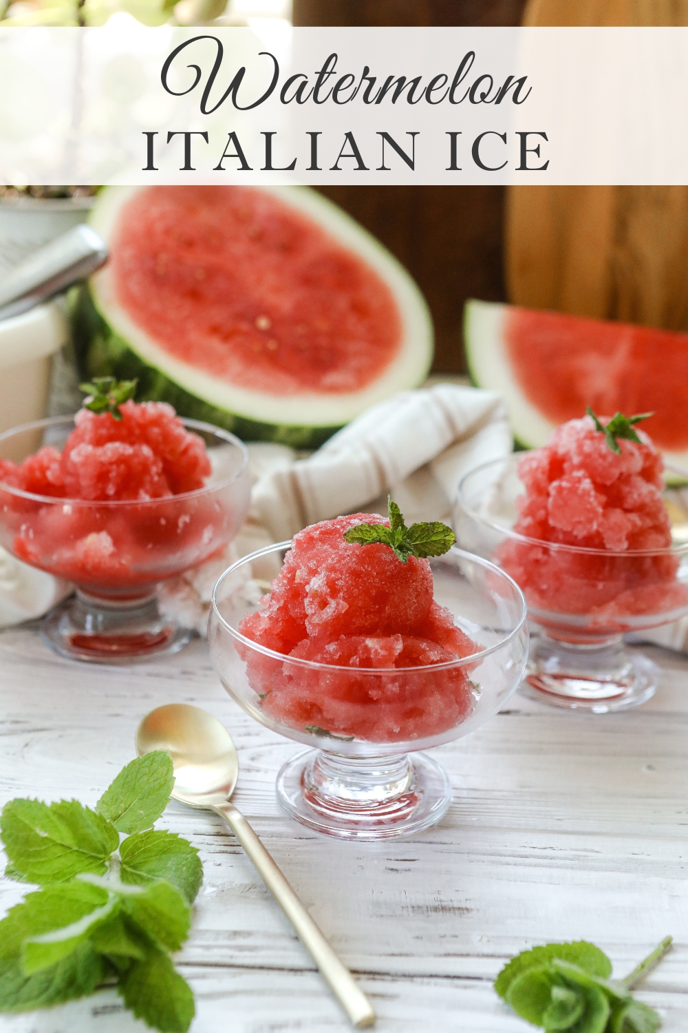 Watermelon Italian Ice - Sugar Maple Farmhouse