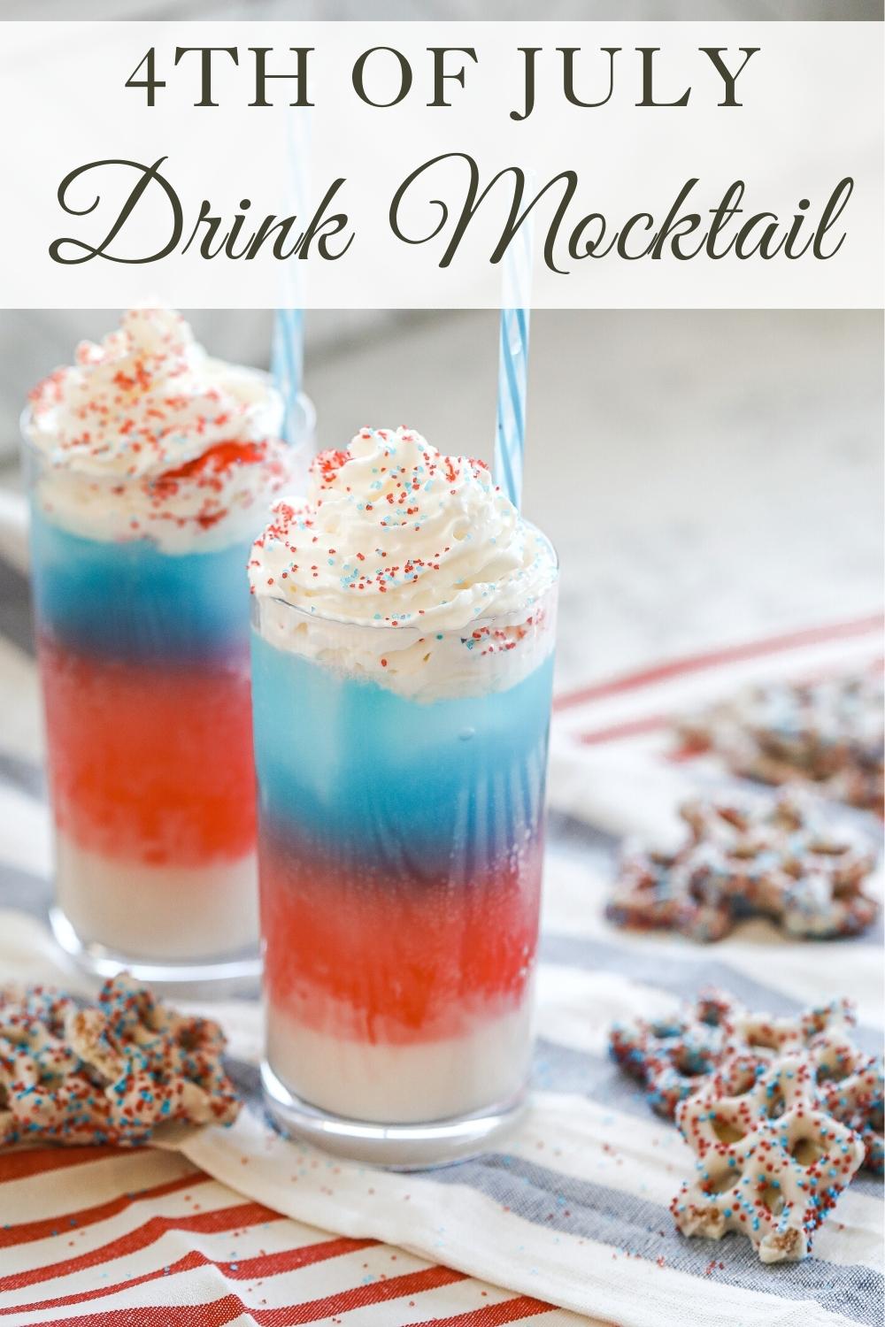 4th of July Drink Mocktail