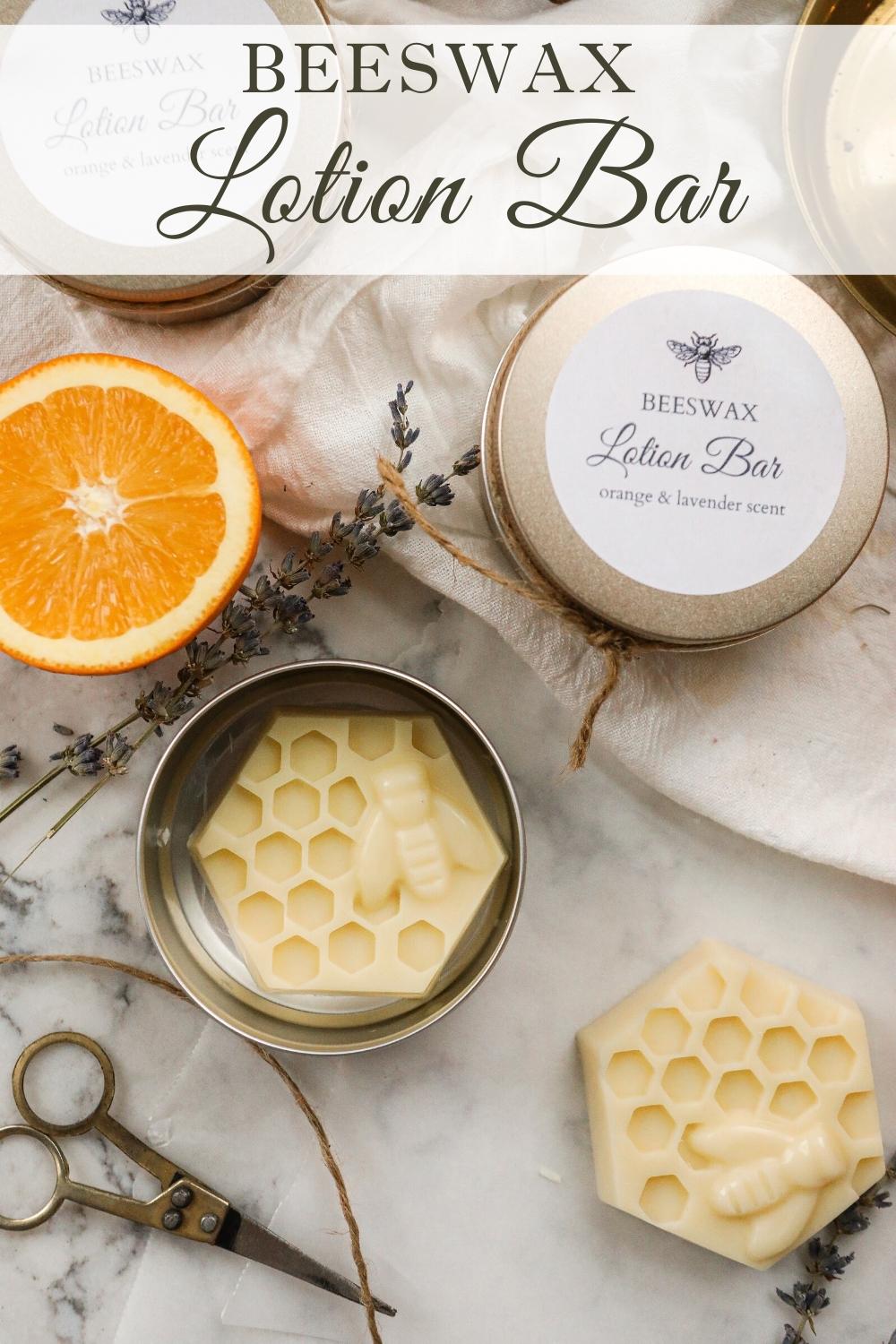 Recipe for lotion bars - Beeswax lotion bar