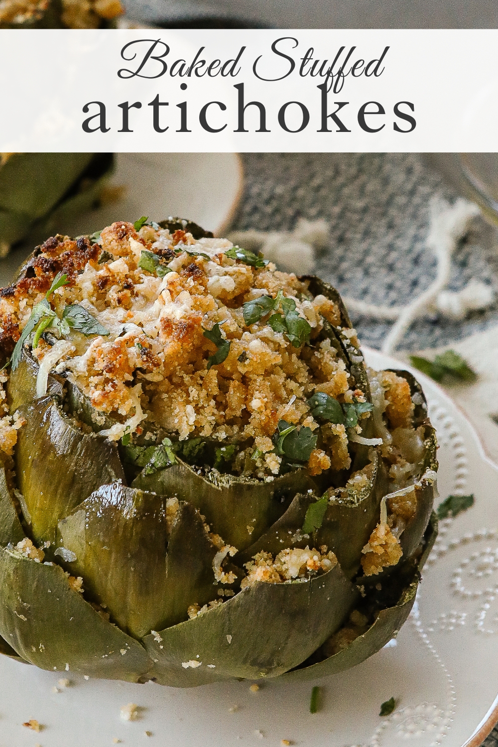 Baked Stuffed Artichoke recipe