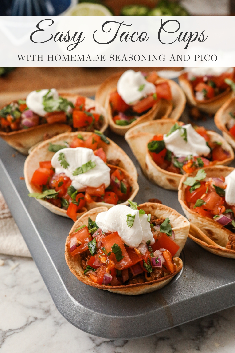 Easy Taco Cups Recipe