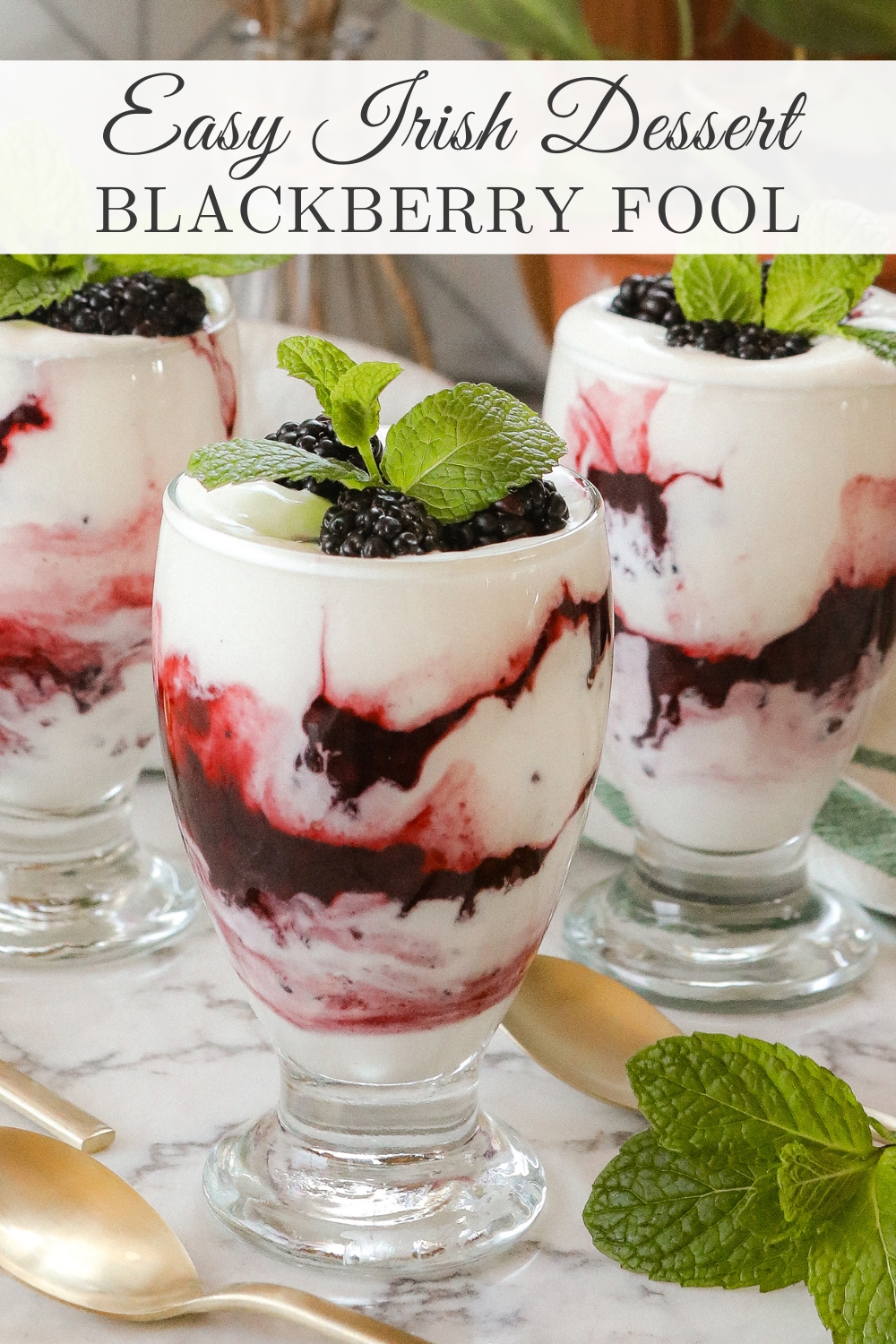 Irish Blackberry Fool - Sugar Maple Farmhouse