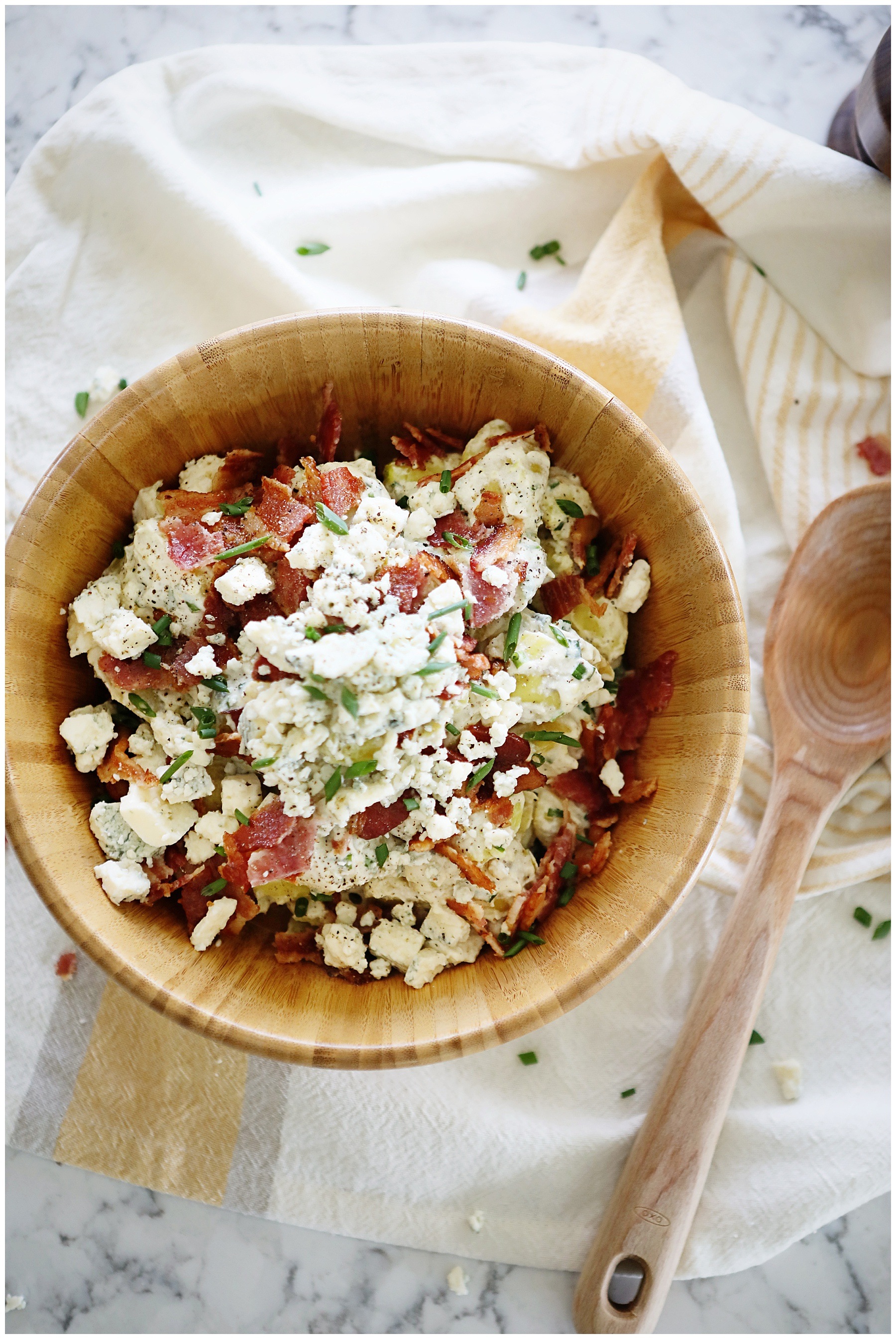 Bacon & Blue Potato Salad Recipe