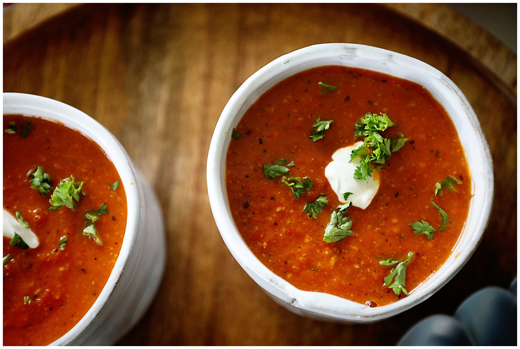 Roasted Red Pepper And Tomato Soup