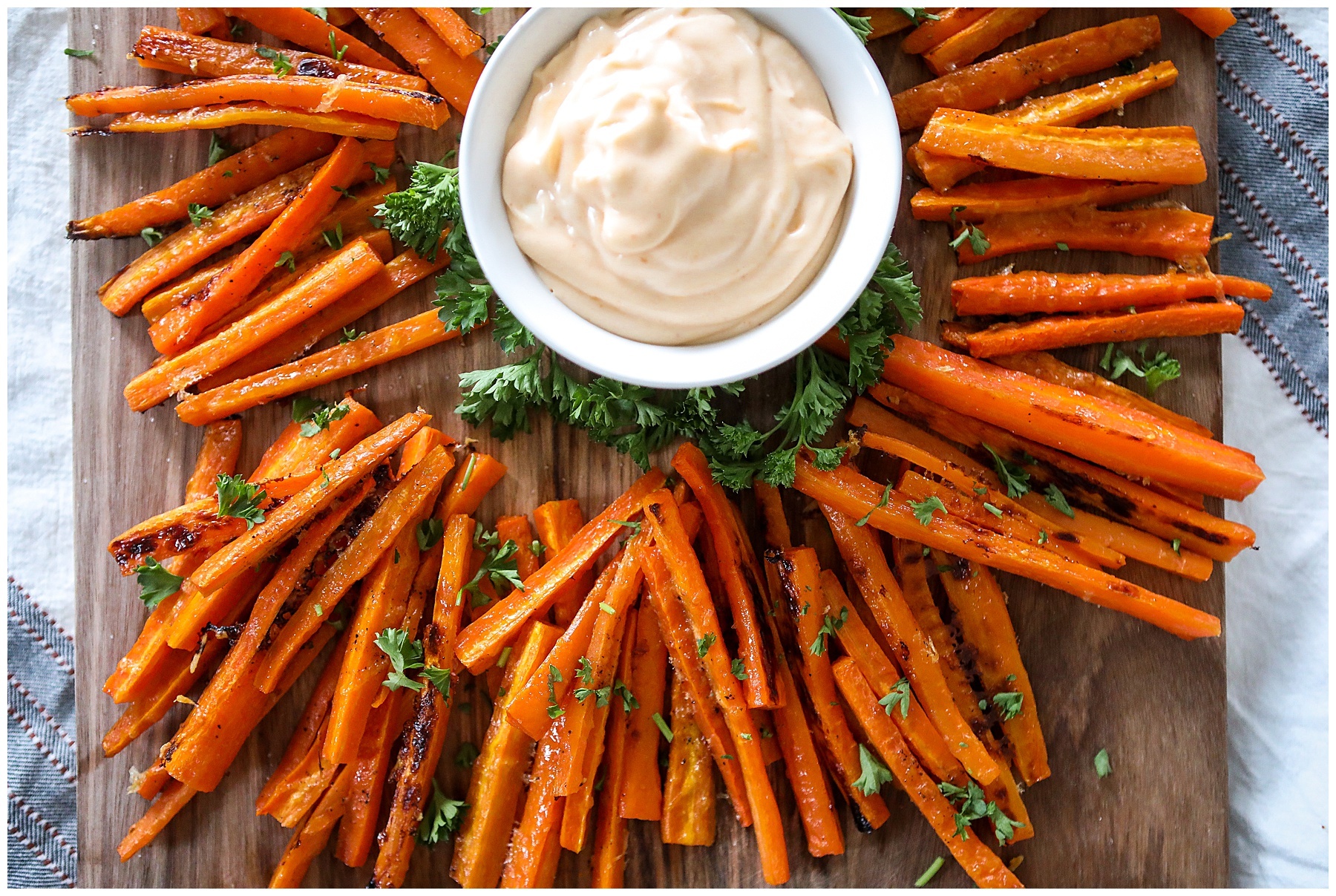 Perfect Roasted Carrot Fries