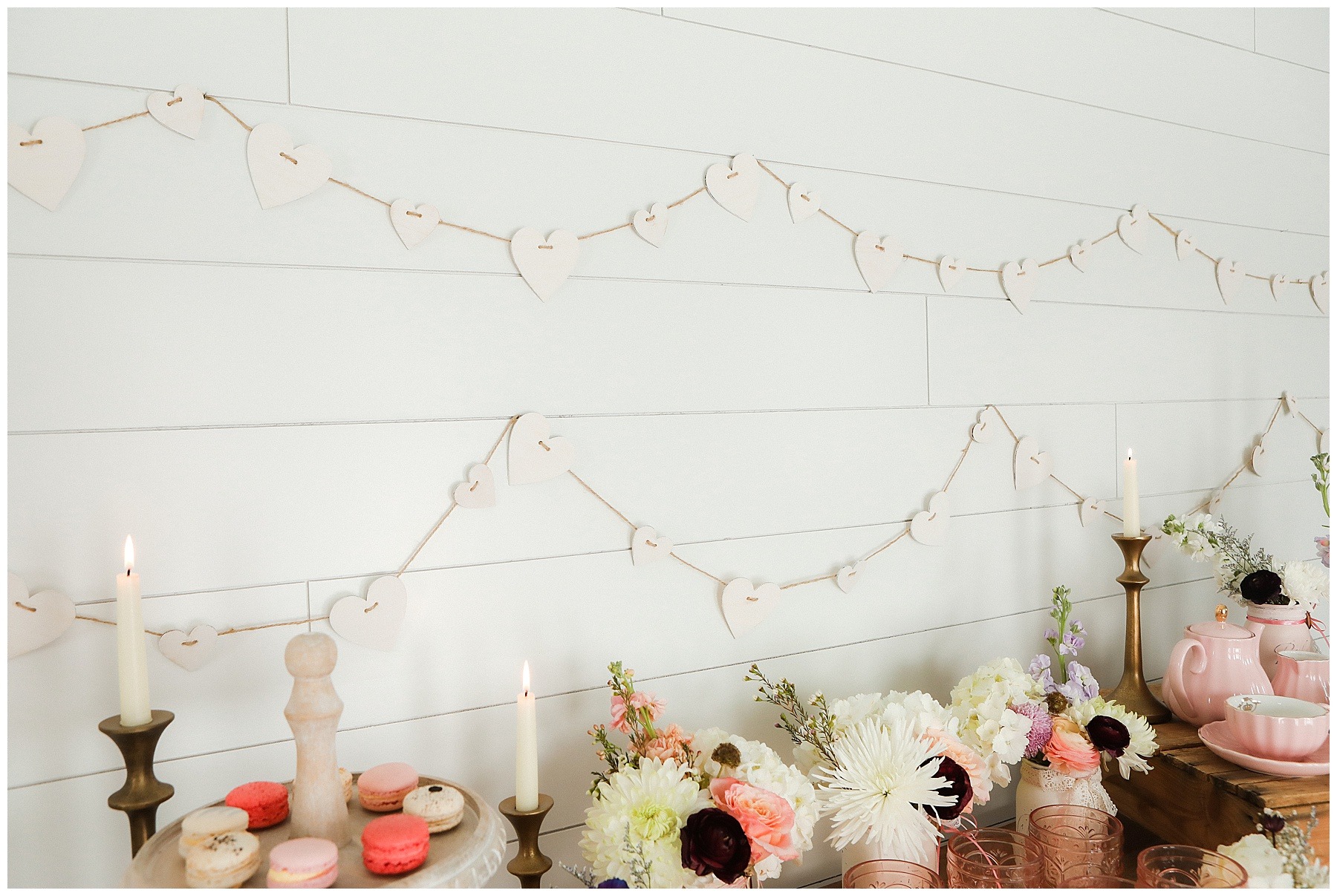 How to make a vintage heart garland