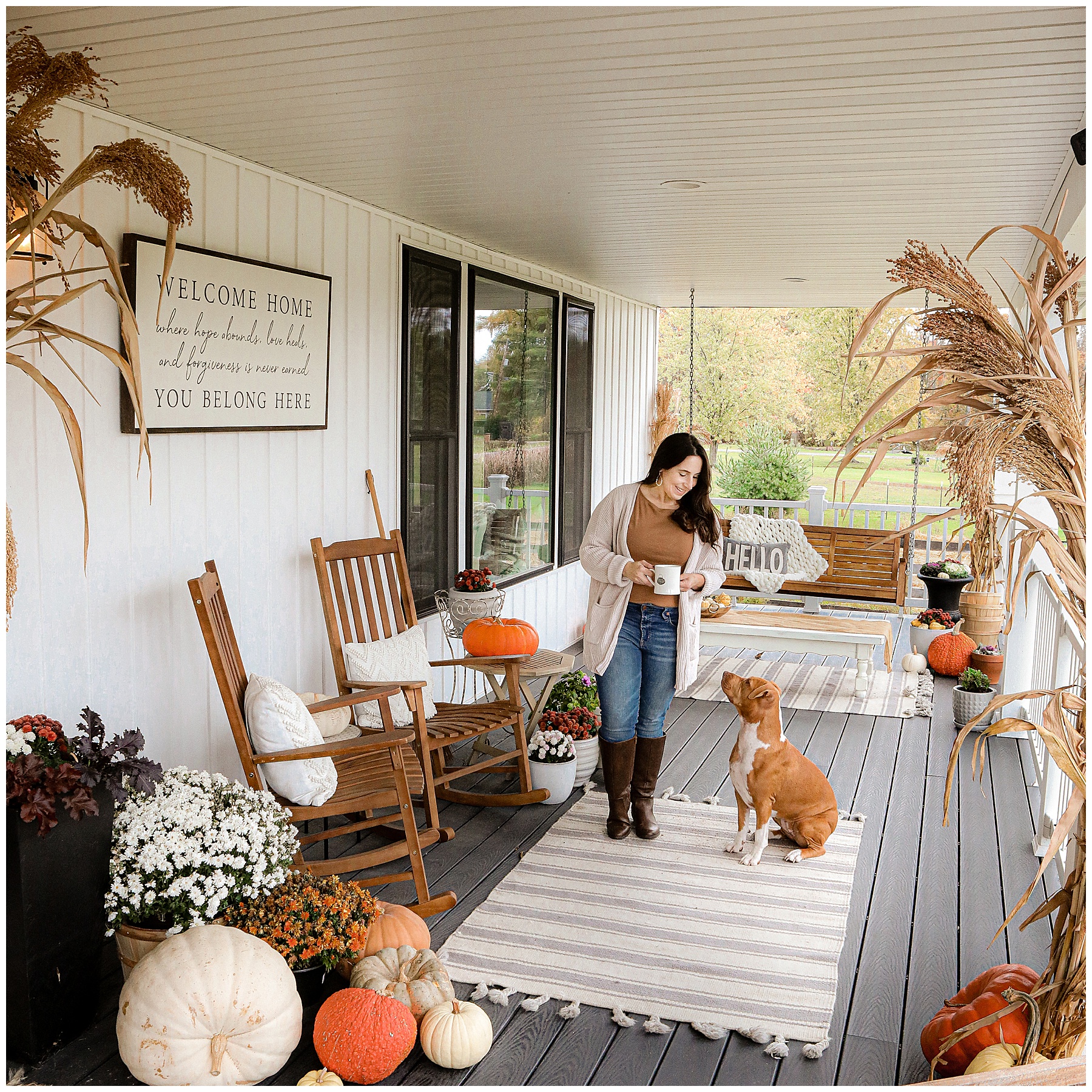 Fall Front porch decor 2020