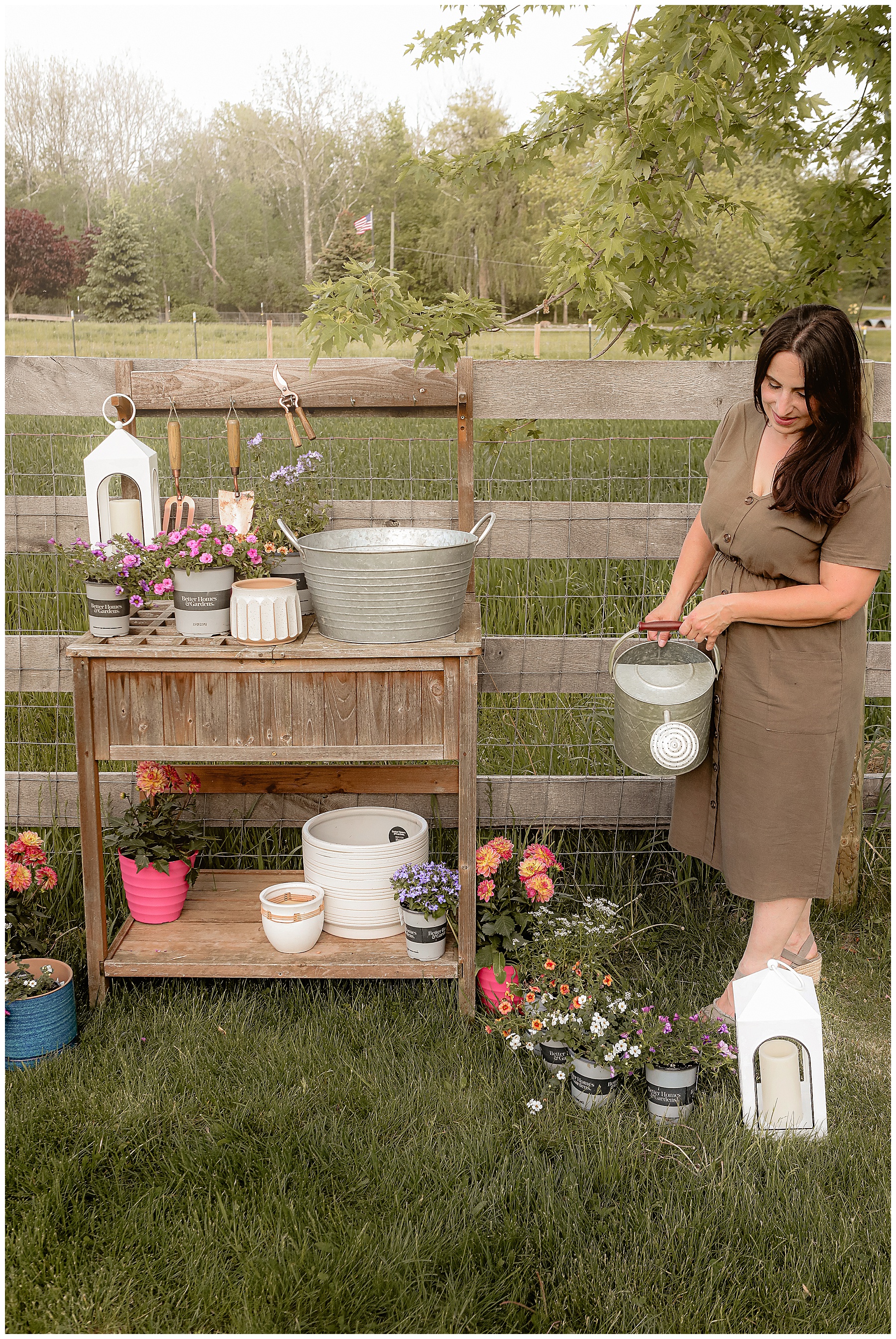 Beautiful and functional potting bench