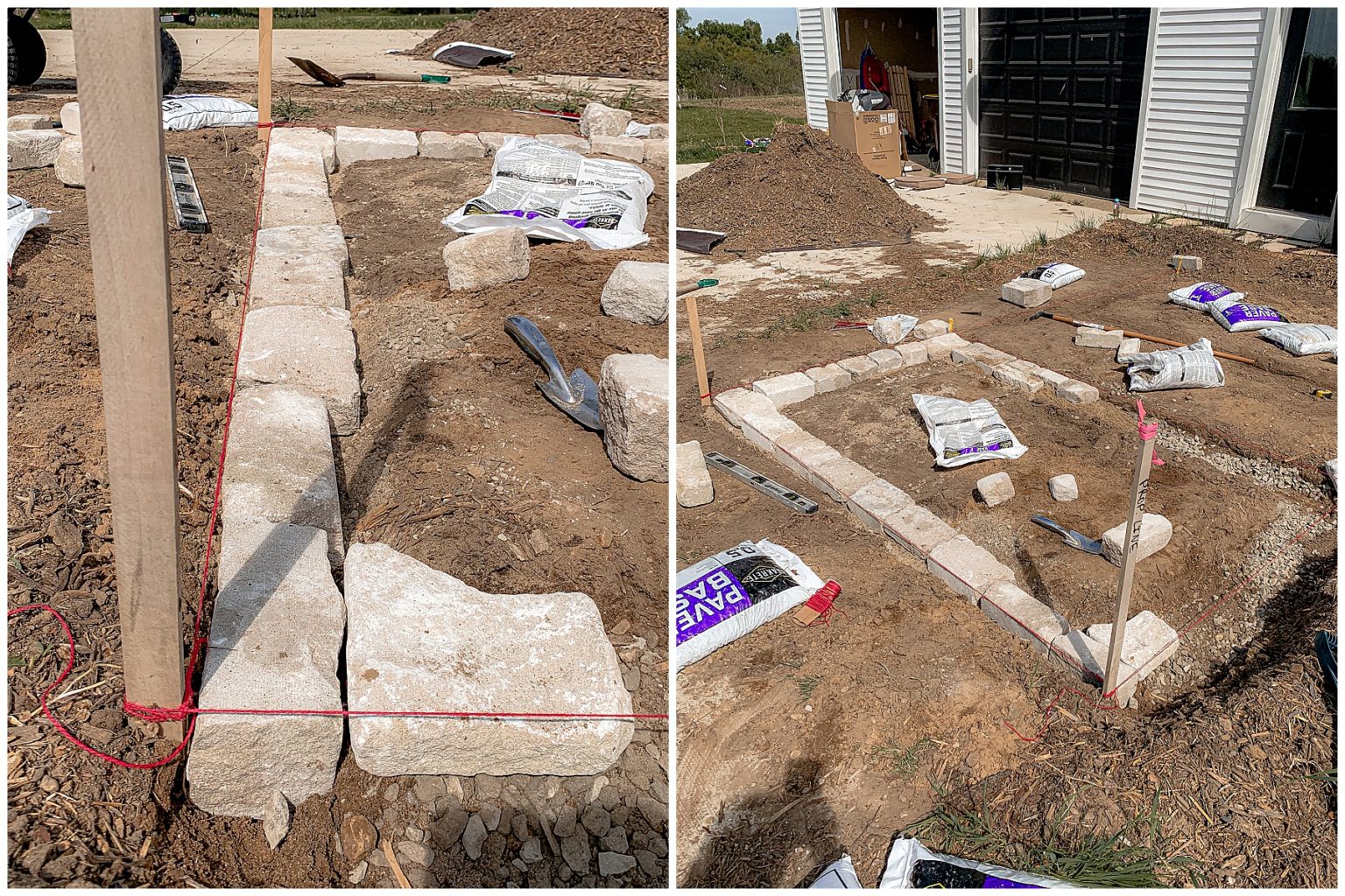 How to build a stone garden bed Sugar Maple Farmhouse