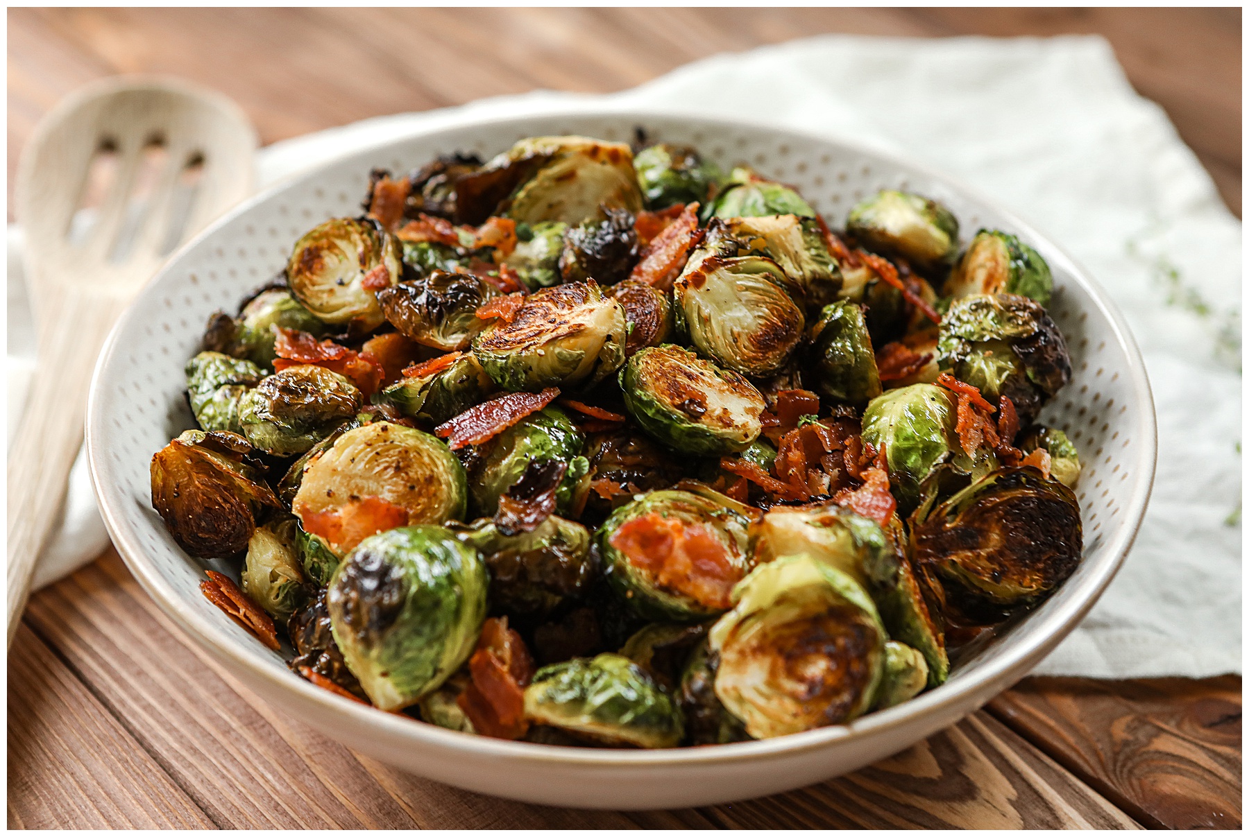 Roasted Bacon and Brussel Sprouts recipe