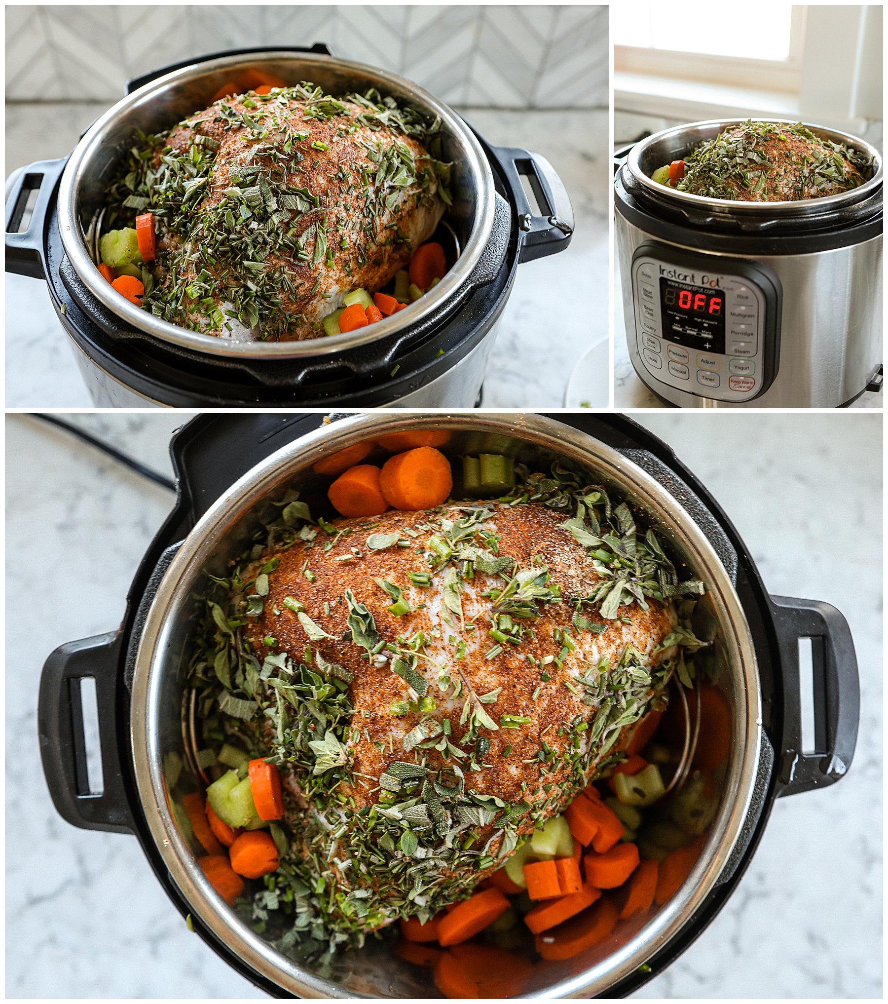 Cooking a turkey in an instant pot