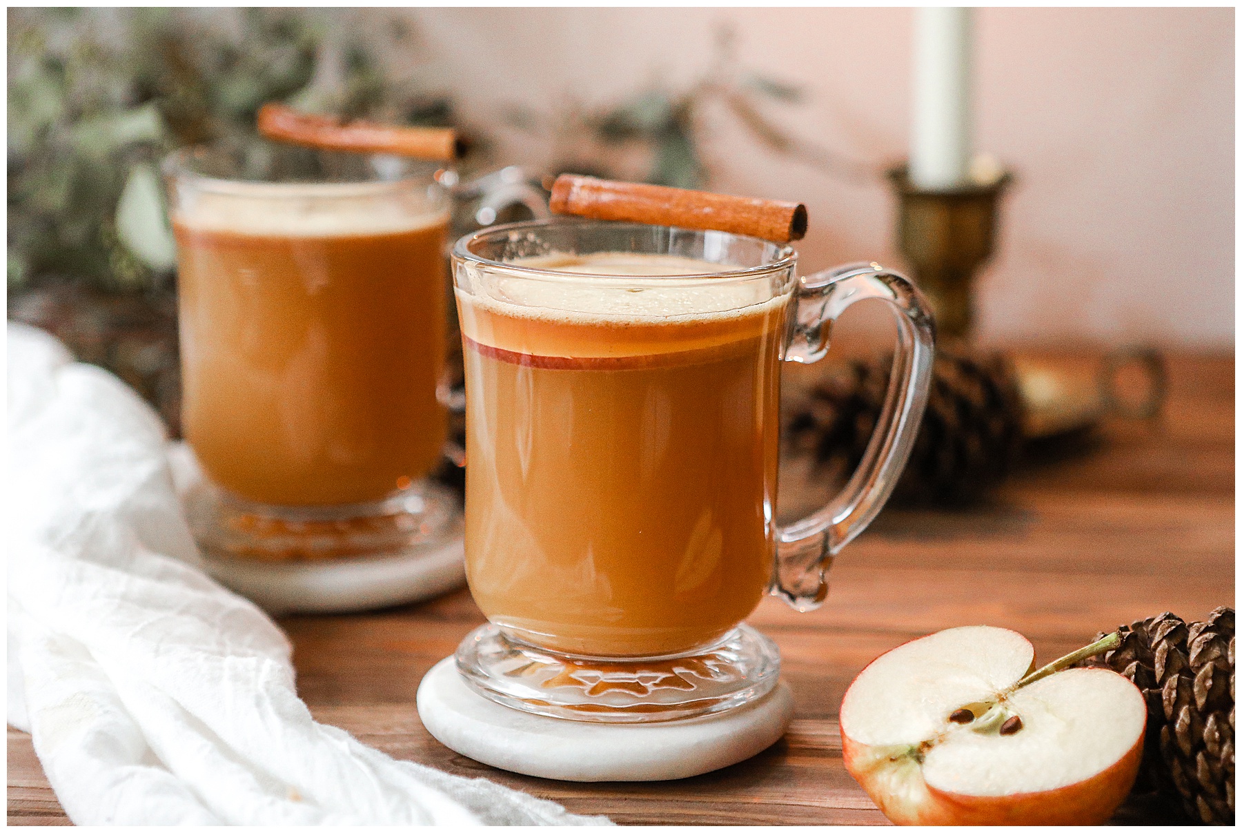 Hot Buttered Apple Cider with rum