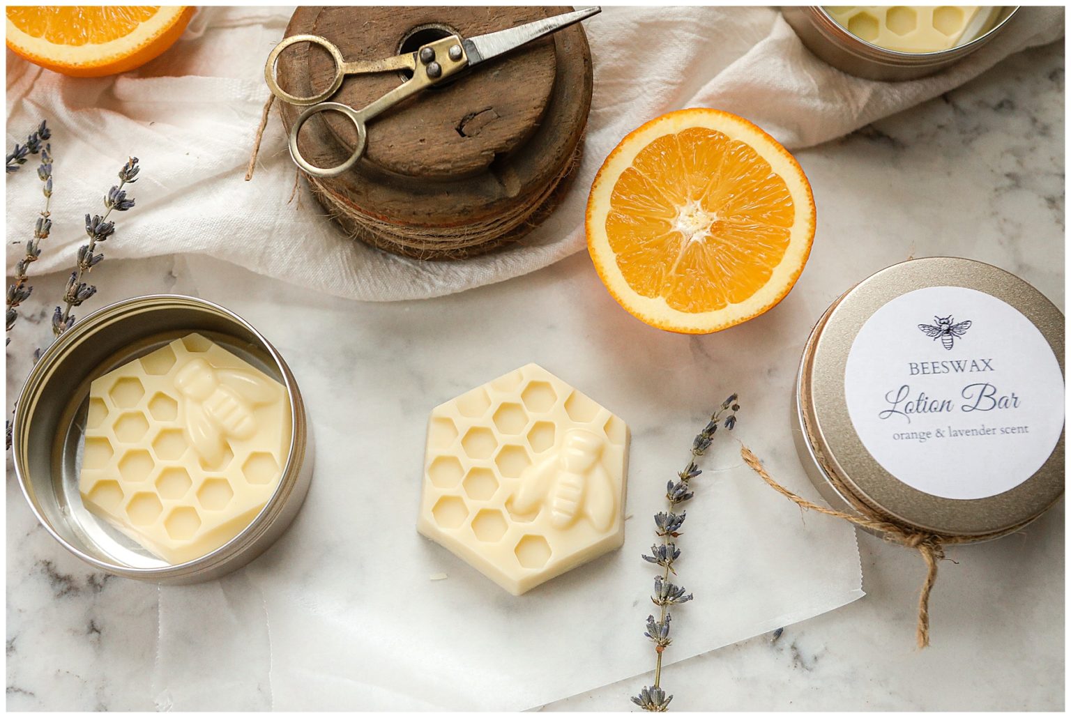 DIY recipe for lotion bars with beeswax Sugar Maple Farmhouse