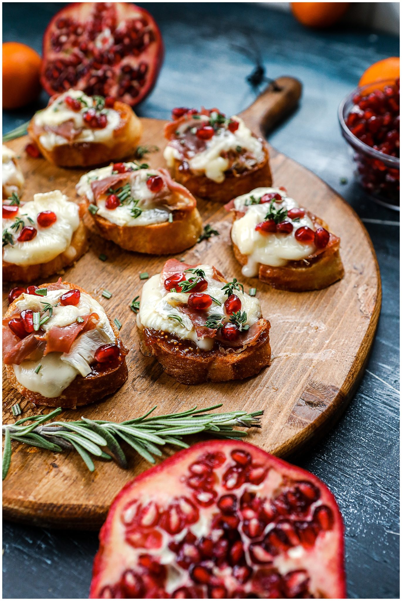 Prosciutto & Brie Crostini Toasts Sugar Maple Farmhouse