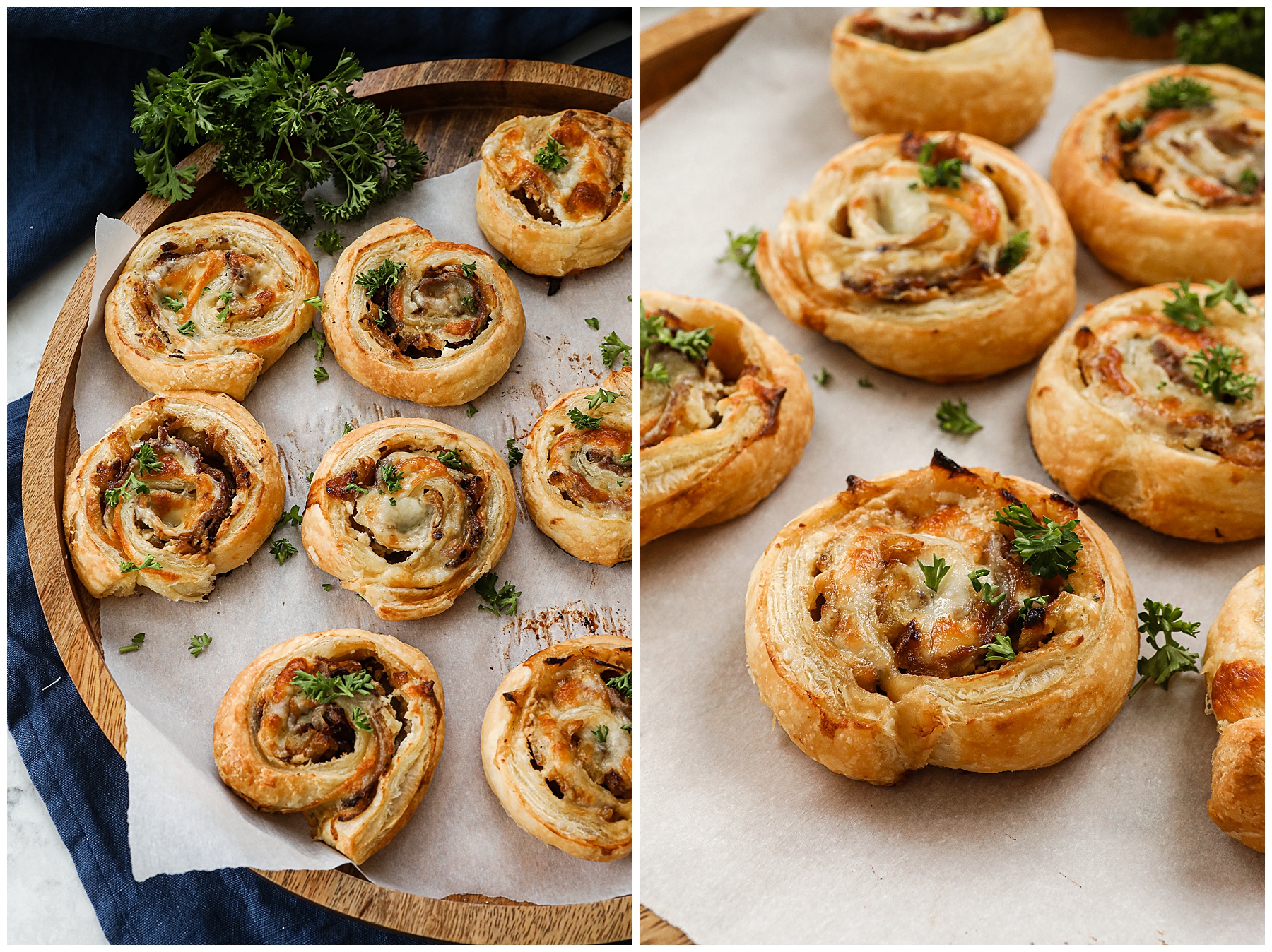 Puff pastry appetizer
