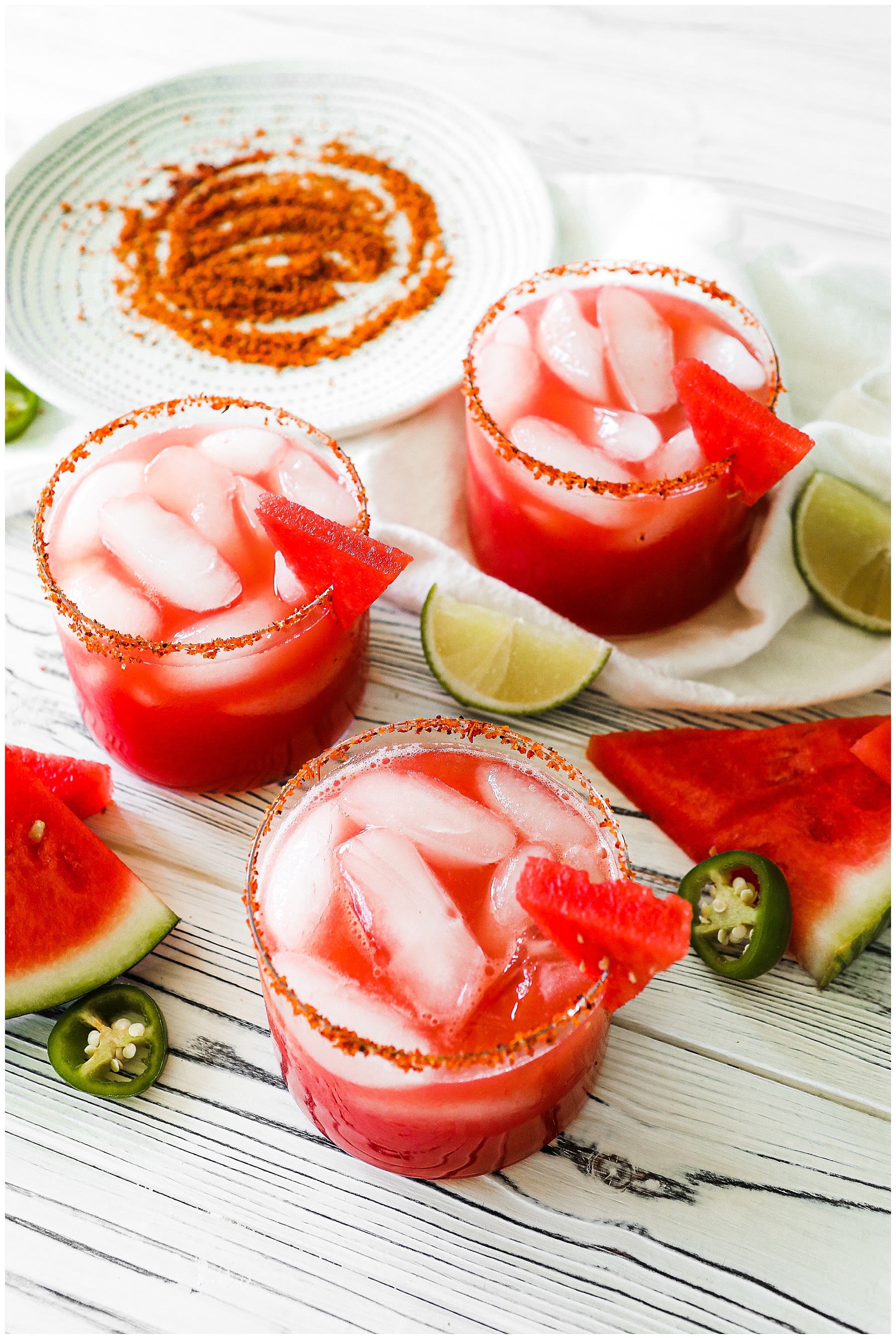 Spicy Watermelon Margaritas