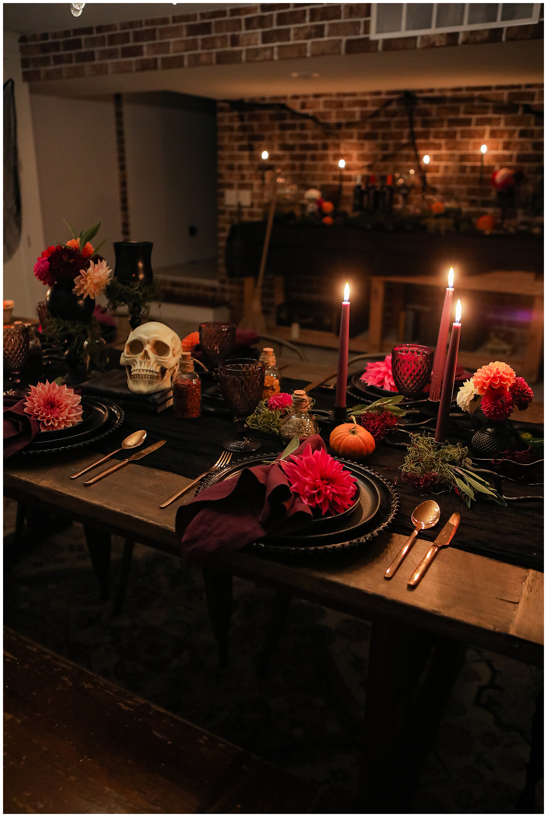 Samhain Halloween Tablescape