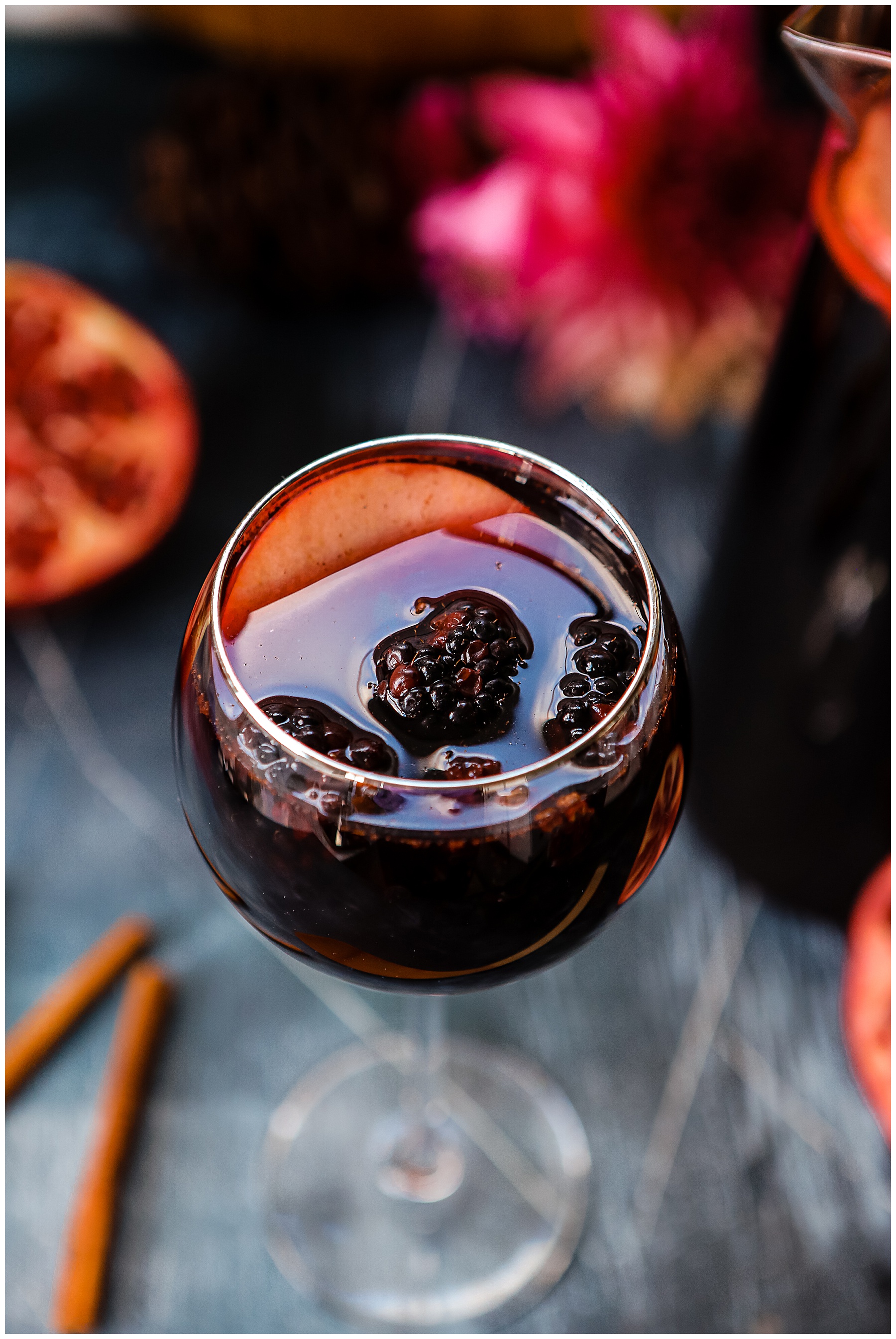 Black Magic Sangria - A Halloween Sangria recipe