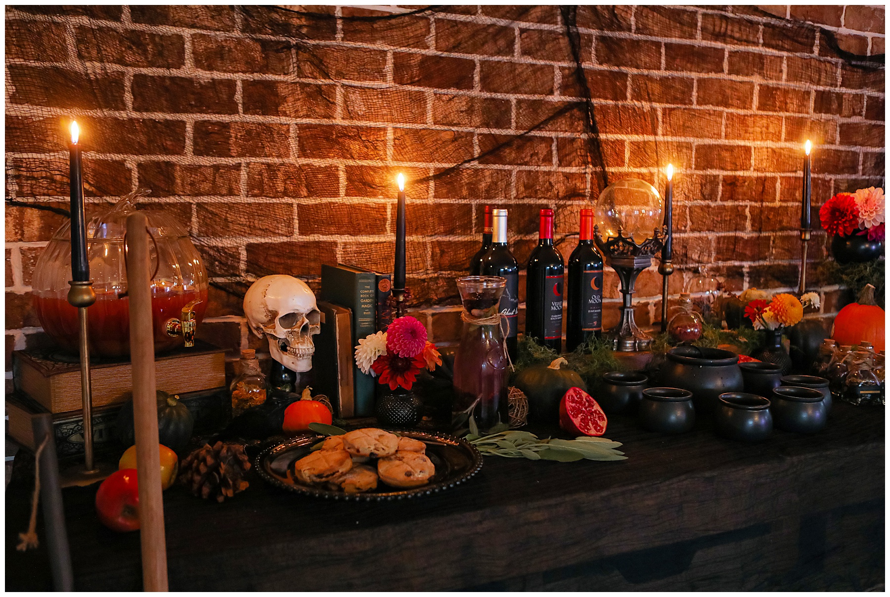 Witch table for Halloween