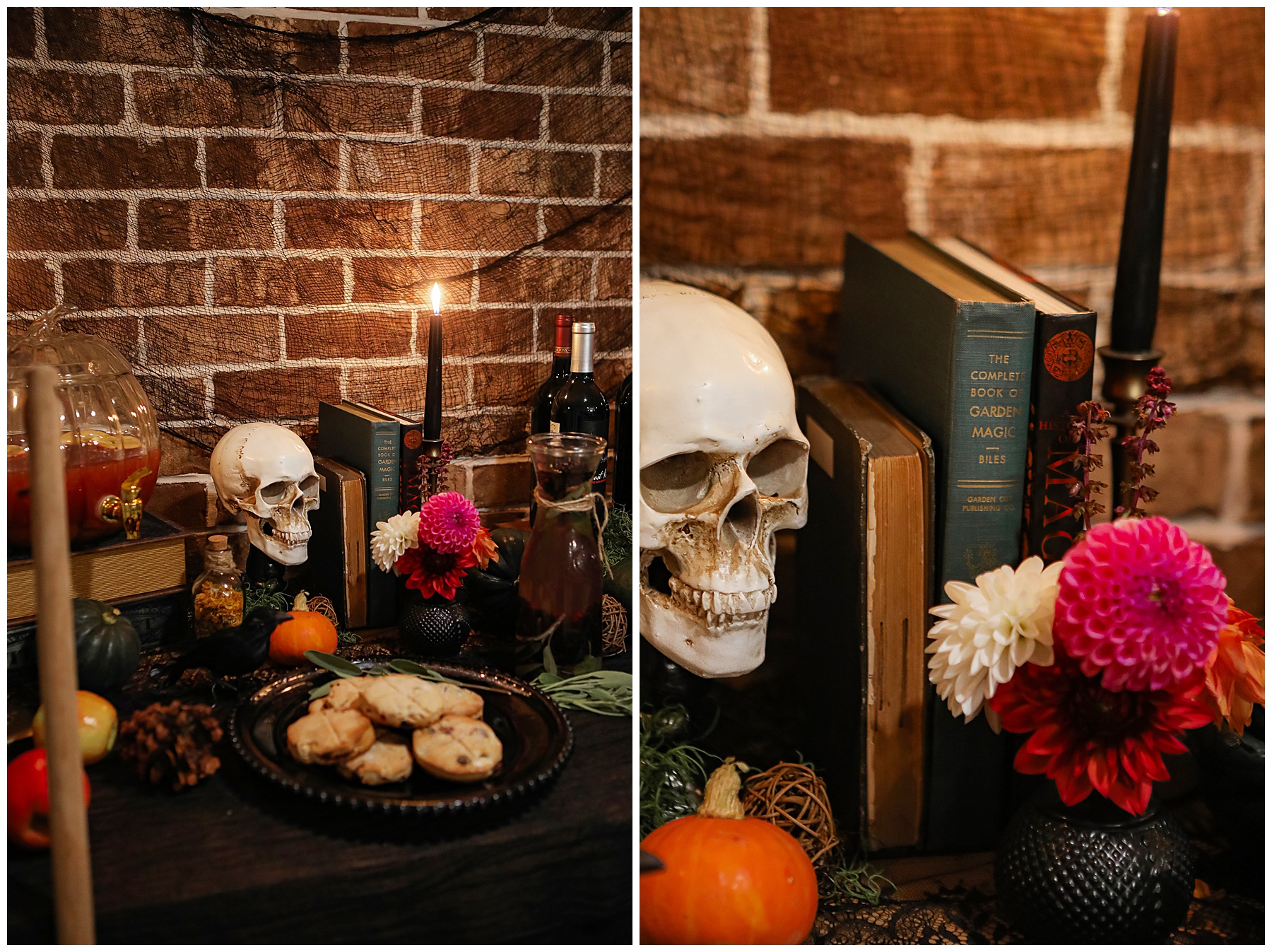 Halloween table details