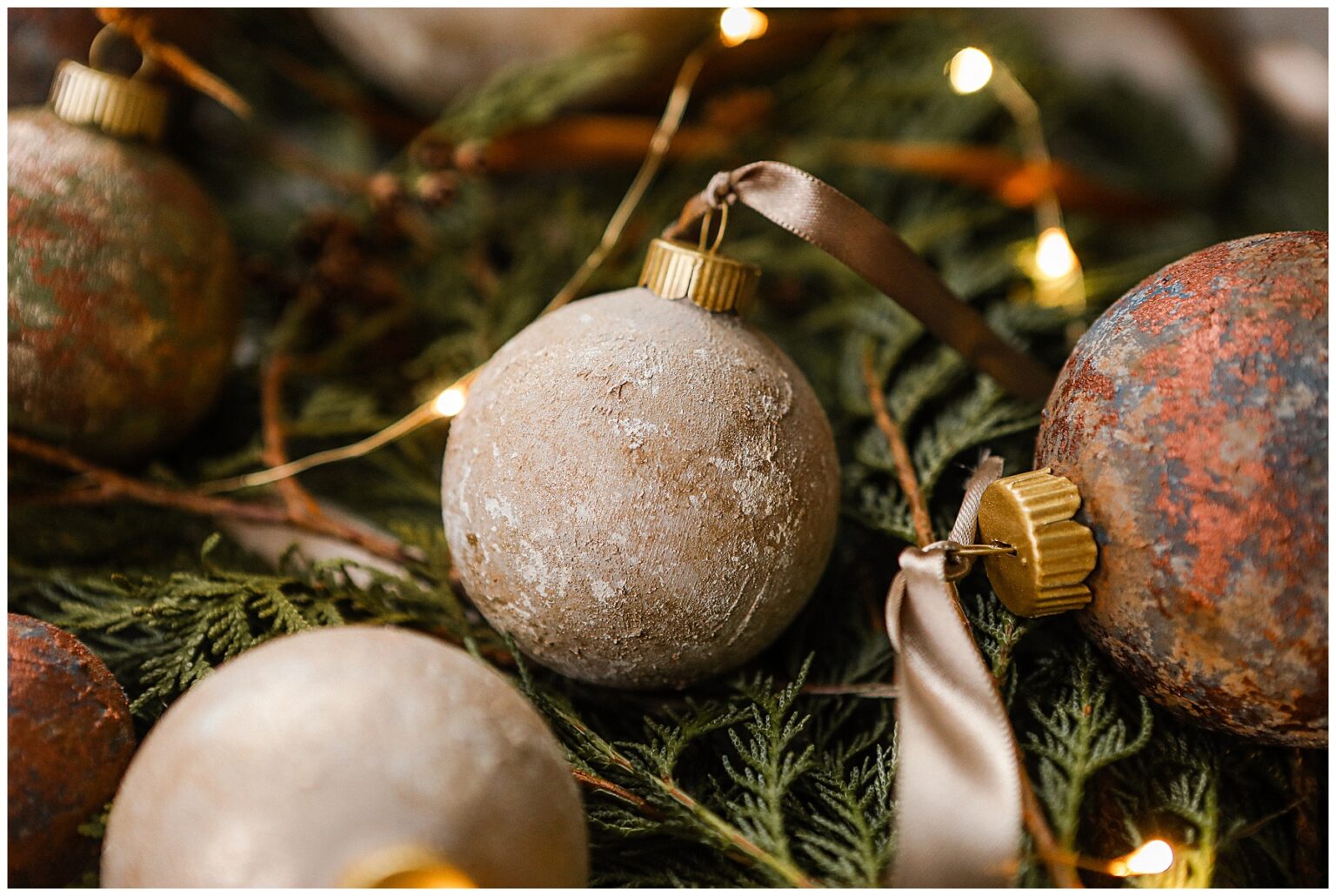 Rusty Vintage DIY Christmas Ornaments