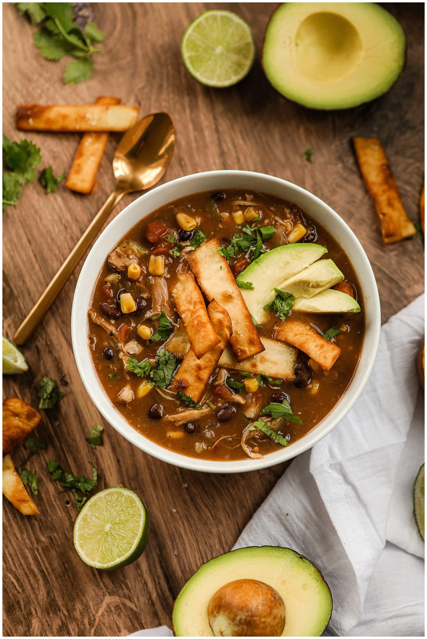 Chicken Tortilla Soup for Crock Pot and Instant Pot