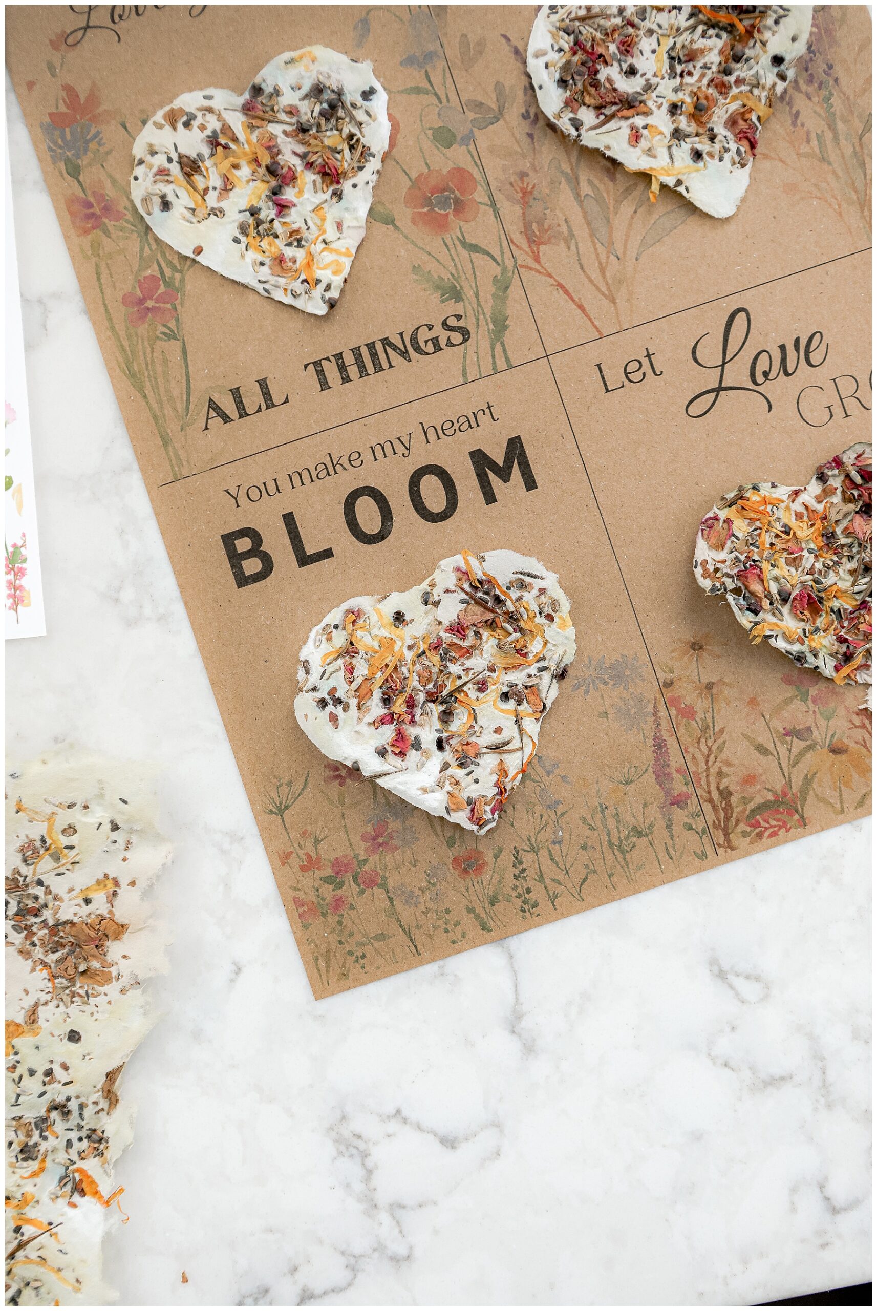 Seed Paper DIY Valentine's Printables