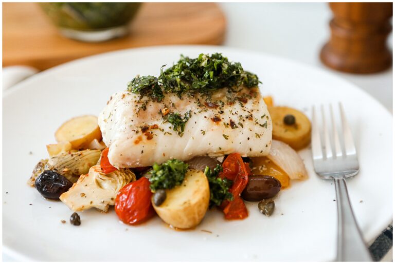 Mediterranean Baked Cod recipe