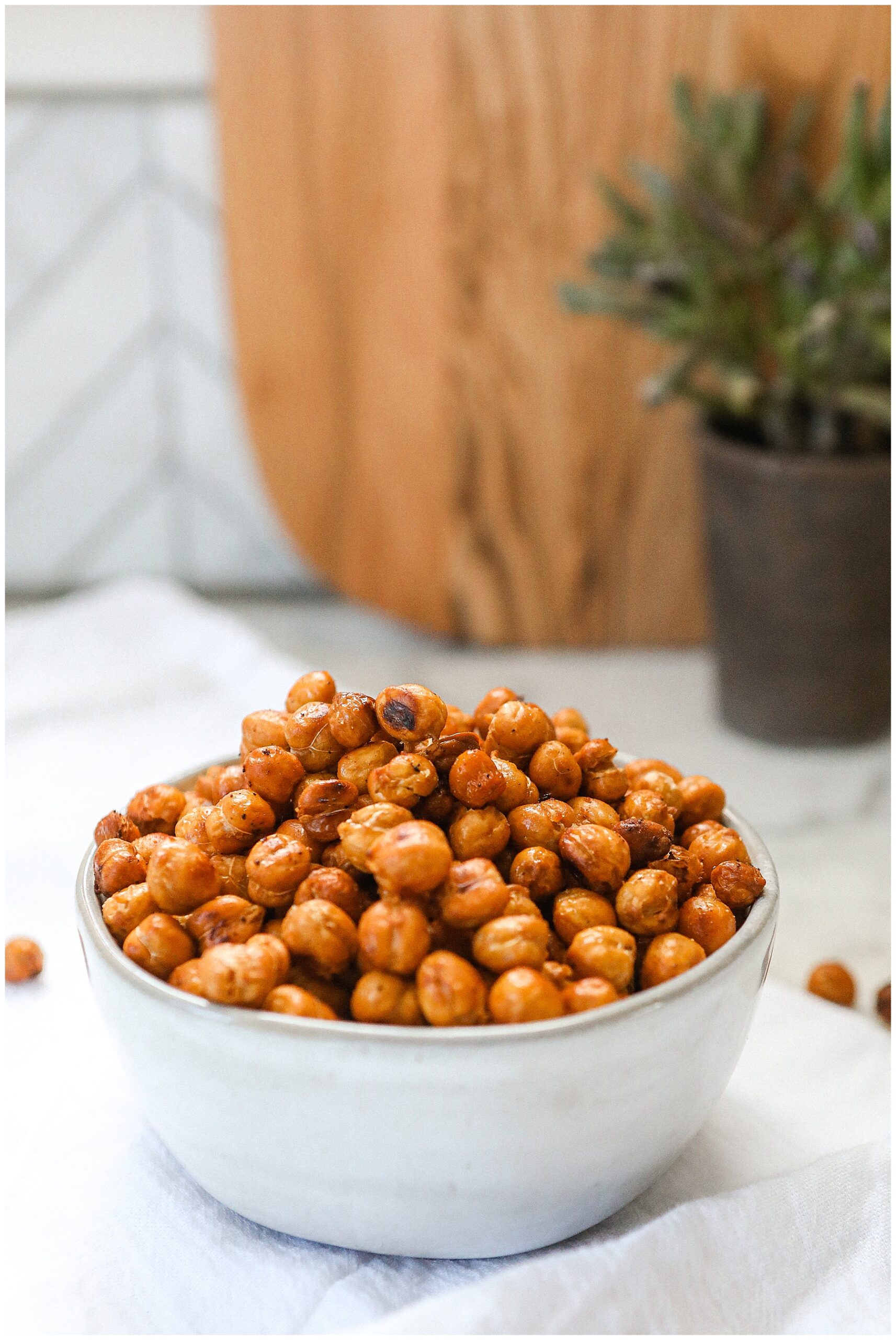 Roasted Chickpeas in the oven