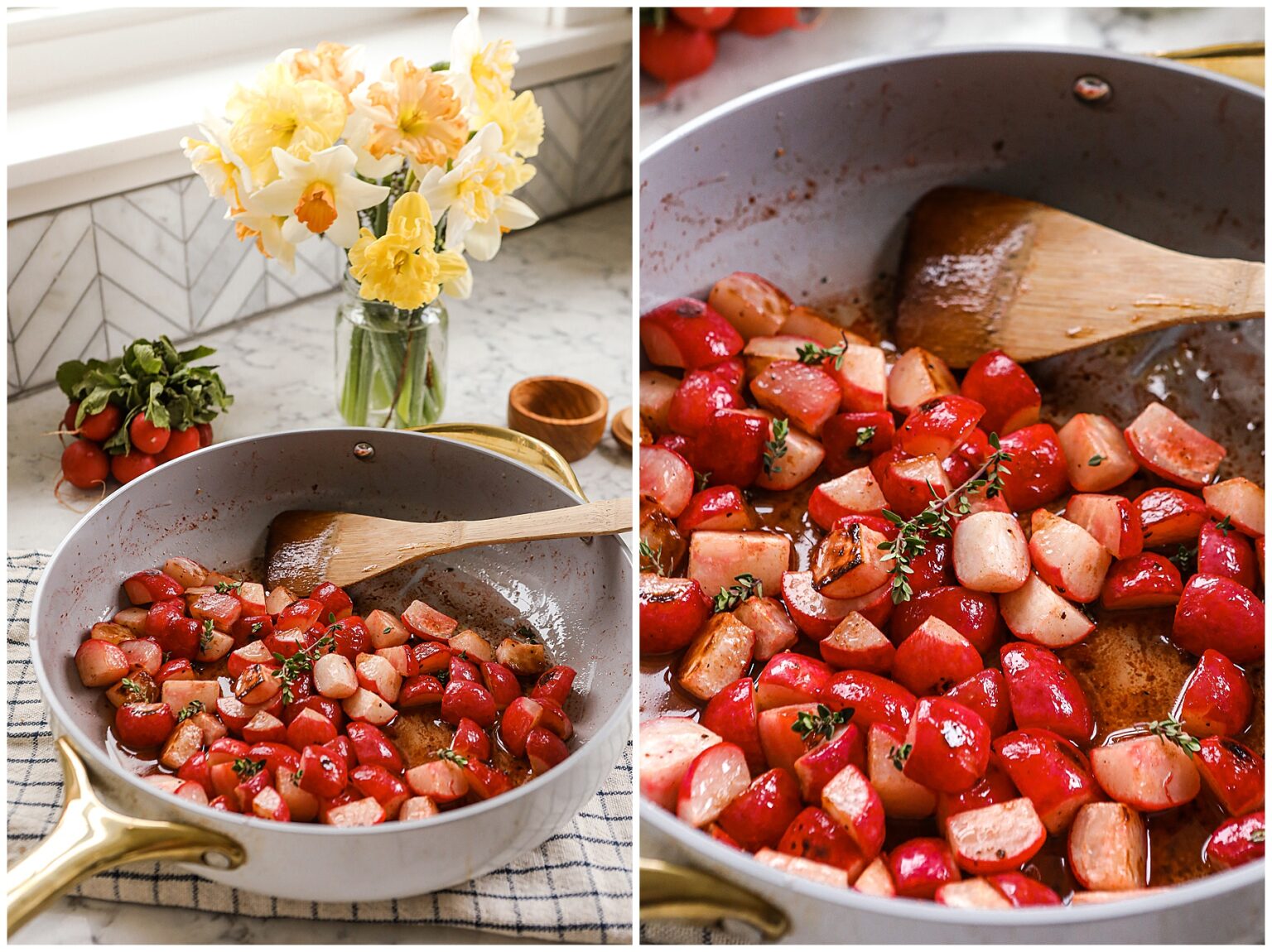Buttered Roasted Radishes recipe