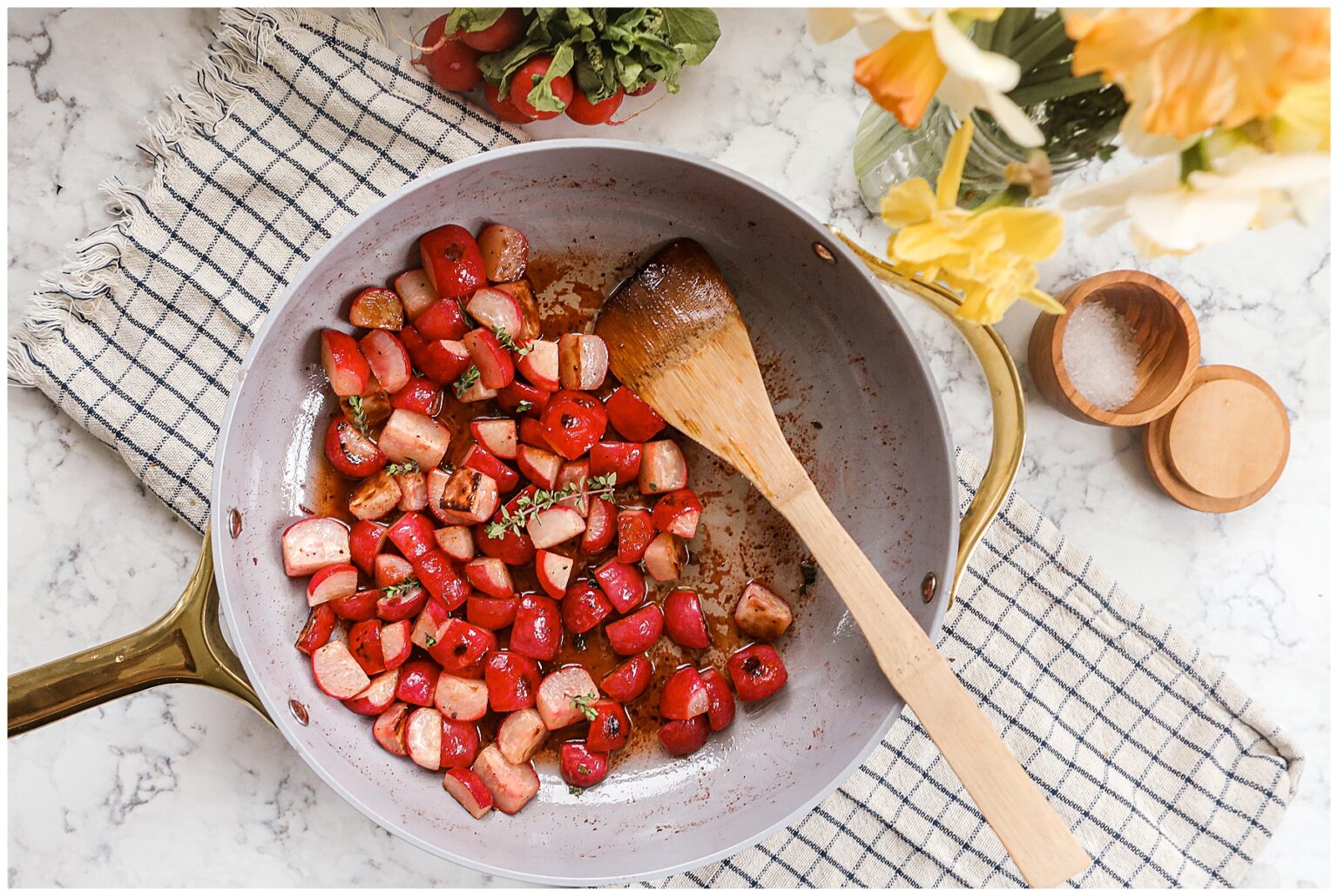 Buttered Roasted Radishes recipe