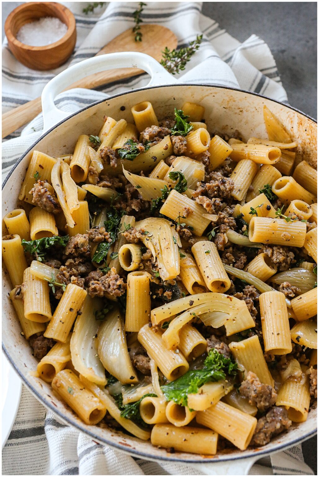 Sausage and Fennel Pasta recipe Sugar Maple Farmhouse