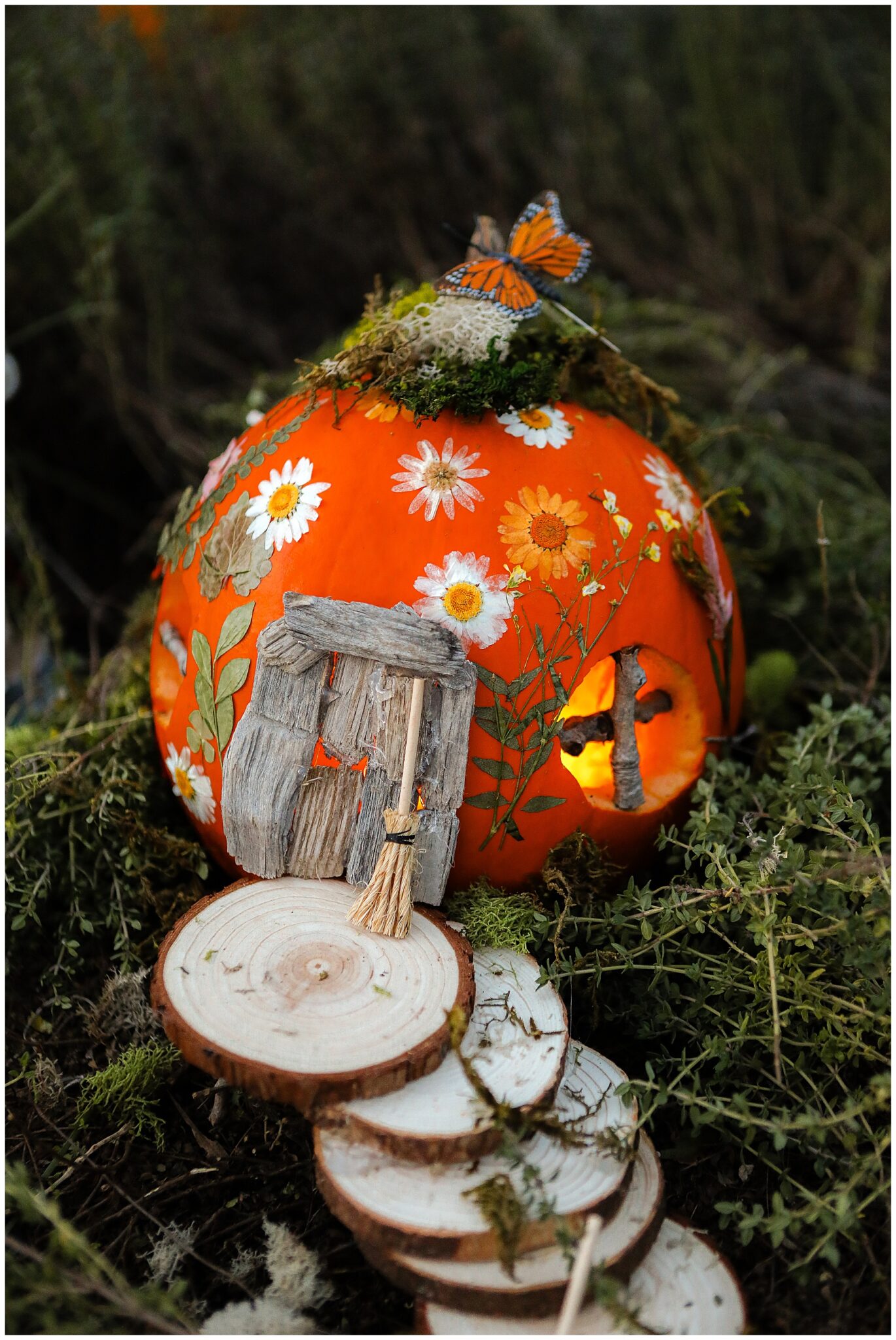 DIY Pumpkin Fairy Houses - Sugar Maple Farmhouse