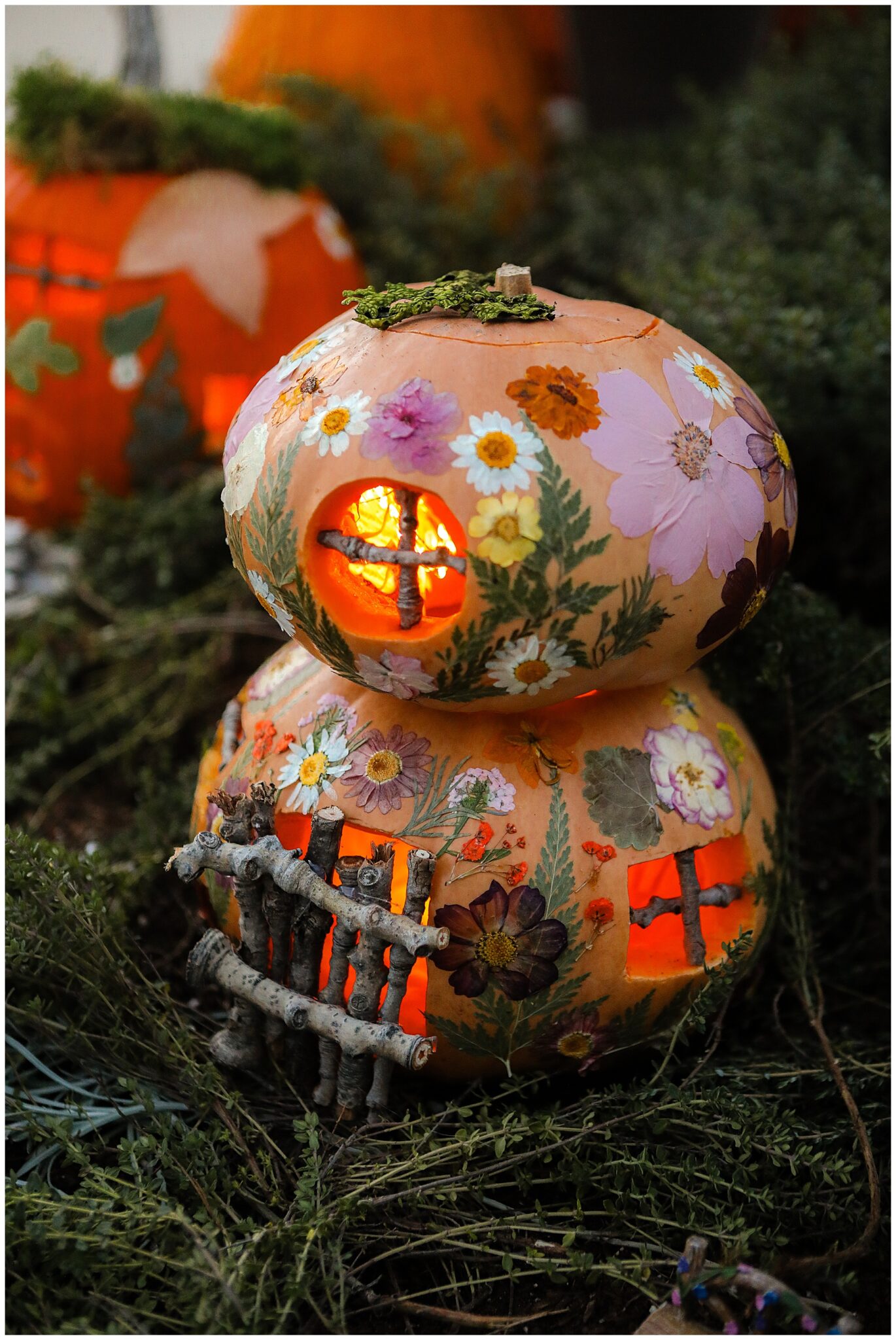 DIY Pumpkin Fairy Houses - Sugar Maple Farmhouse