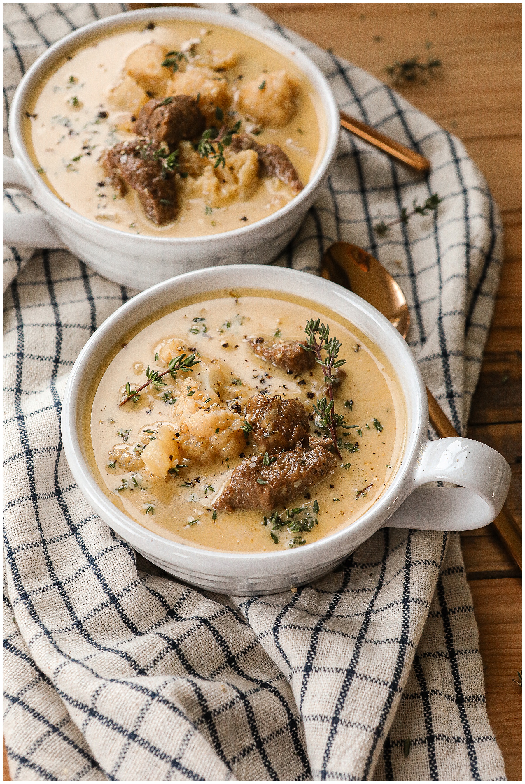 Steak and Cauliflower soup recipe Steak and Cauliflower soup recipe