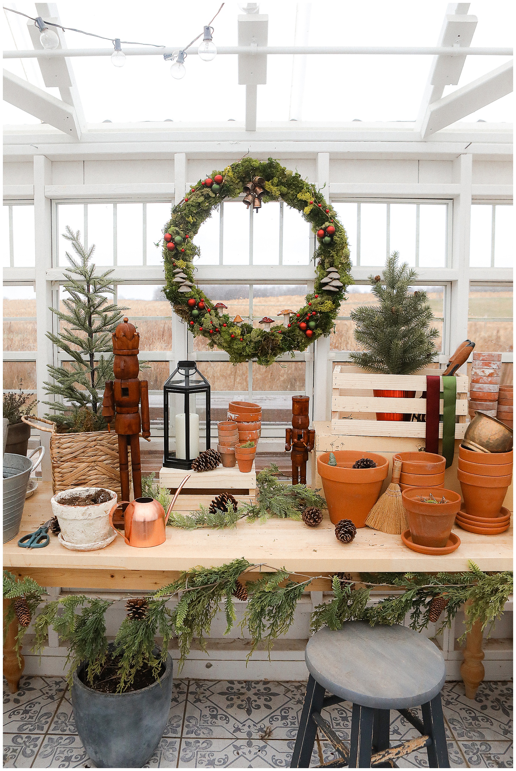 Cottagecore Christmas Wreath