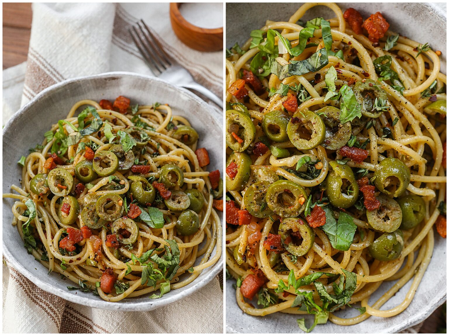 Green Olive Pasta recipe