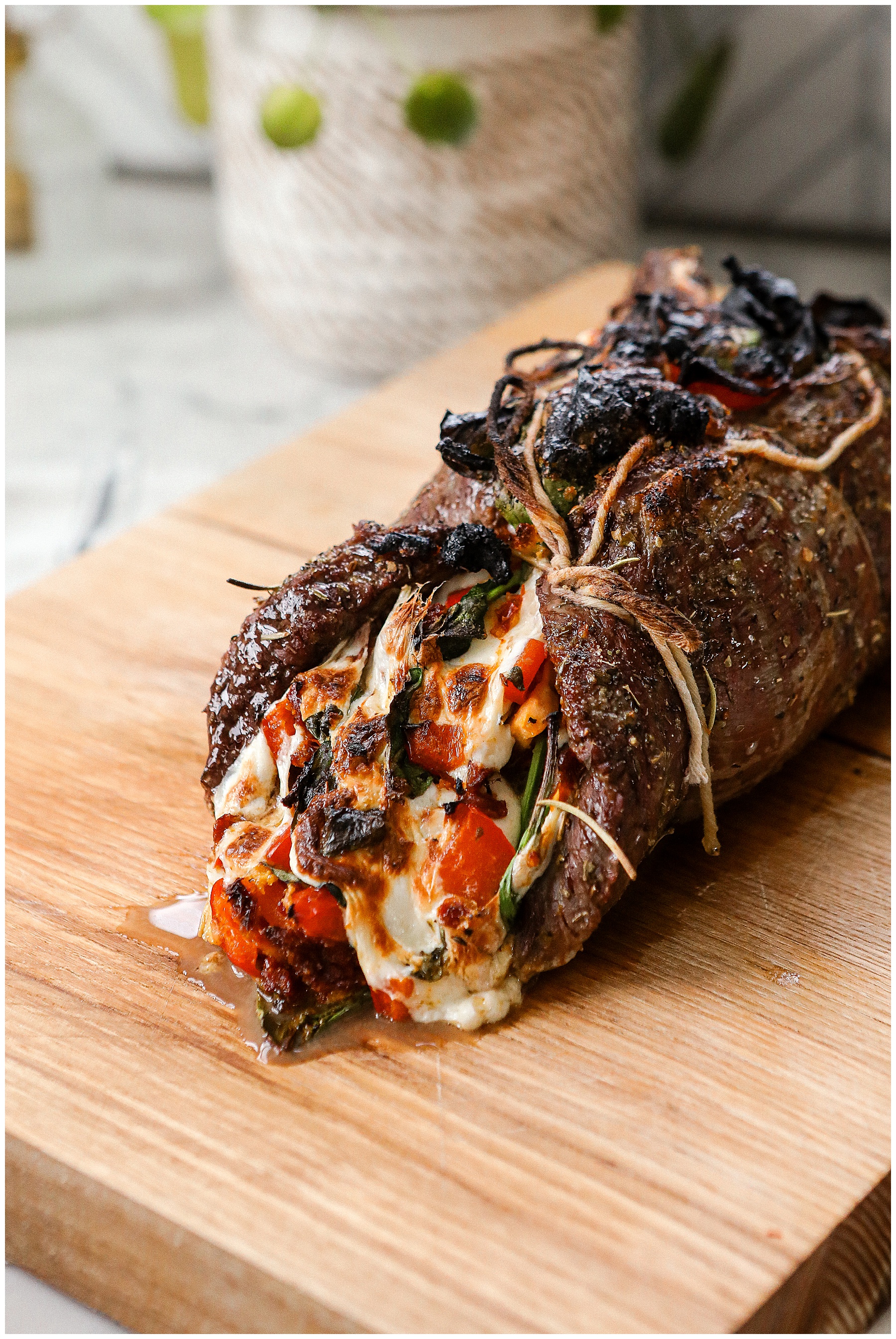 Stuffed flank steak recipe