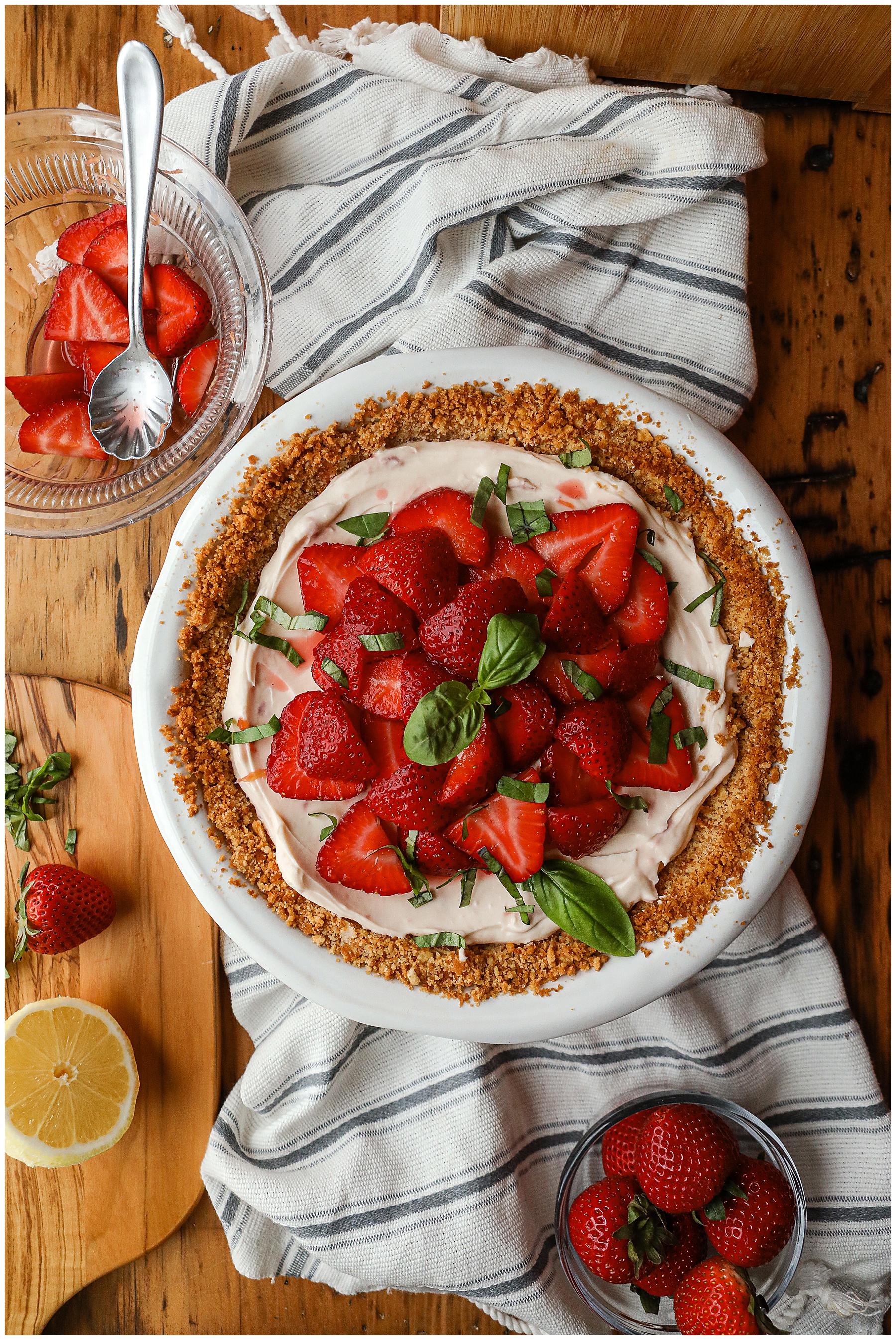 Strawberry and Cream Cheese Pie - Sugar Maple Farmhouse Strawberry and Cream Cheese Pie - Sugar Maple Farmhouse