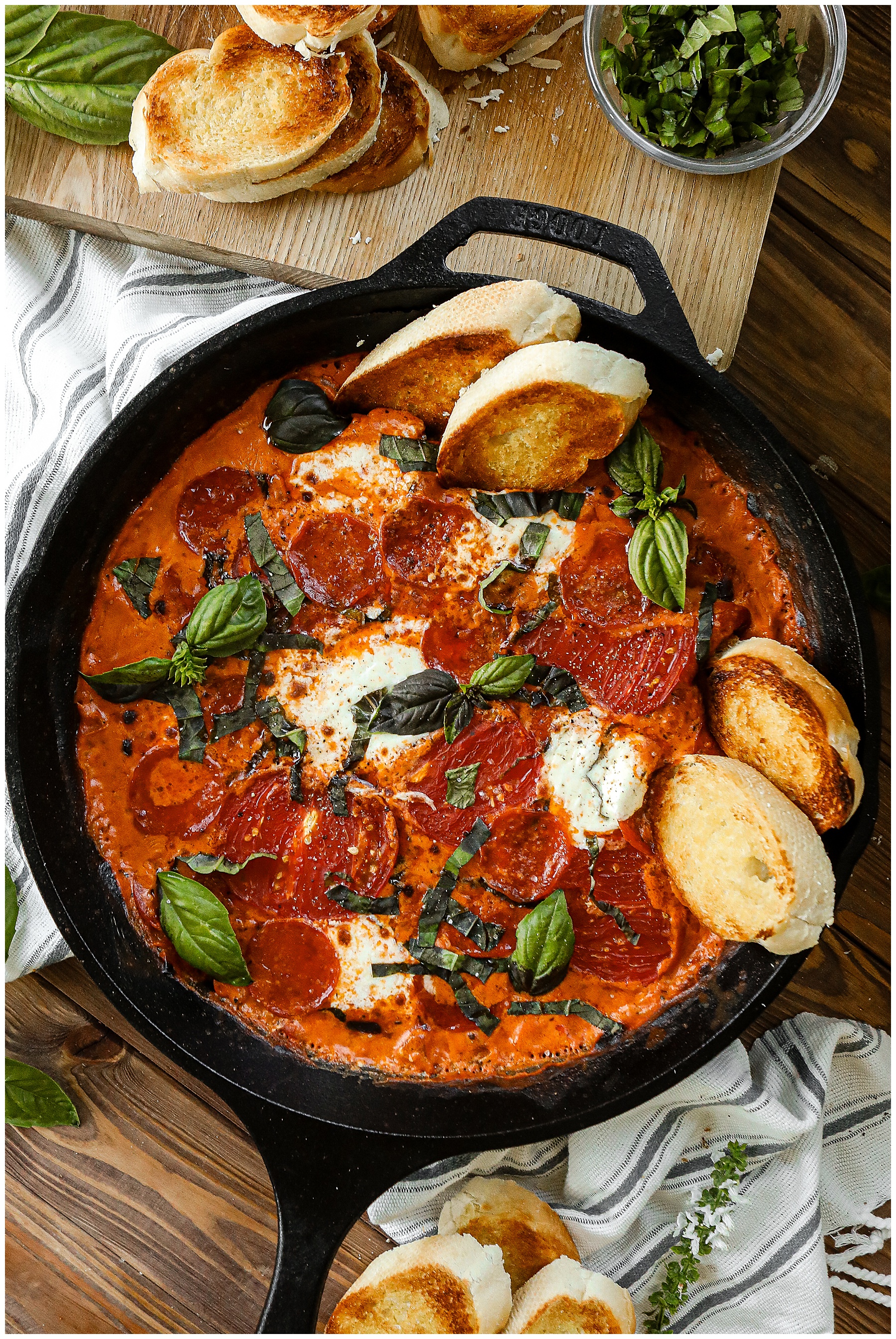 Tomato & Pepperoni Pizza Dip Recipe - Sugar Maple Farmhouse