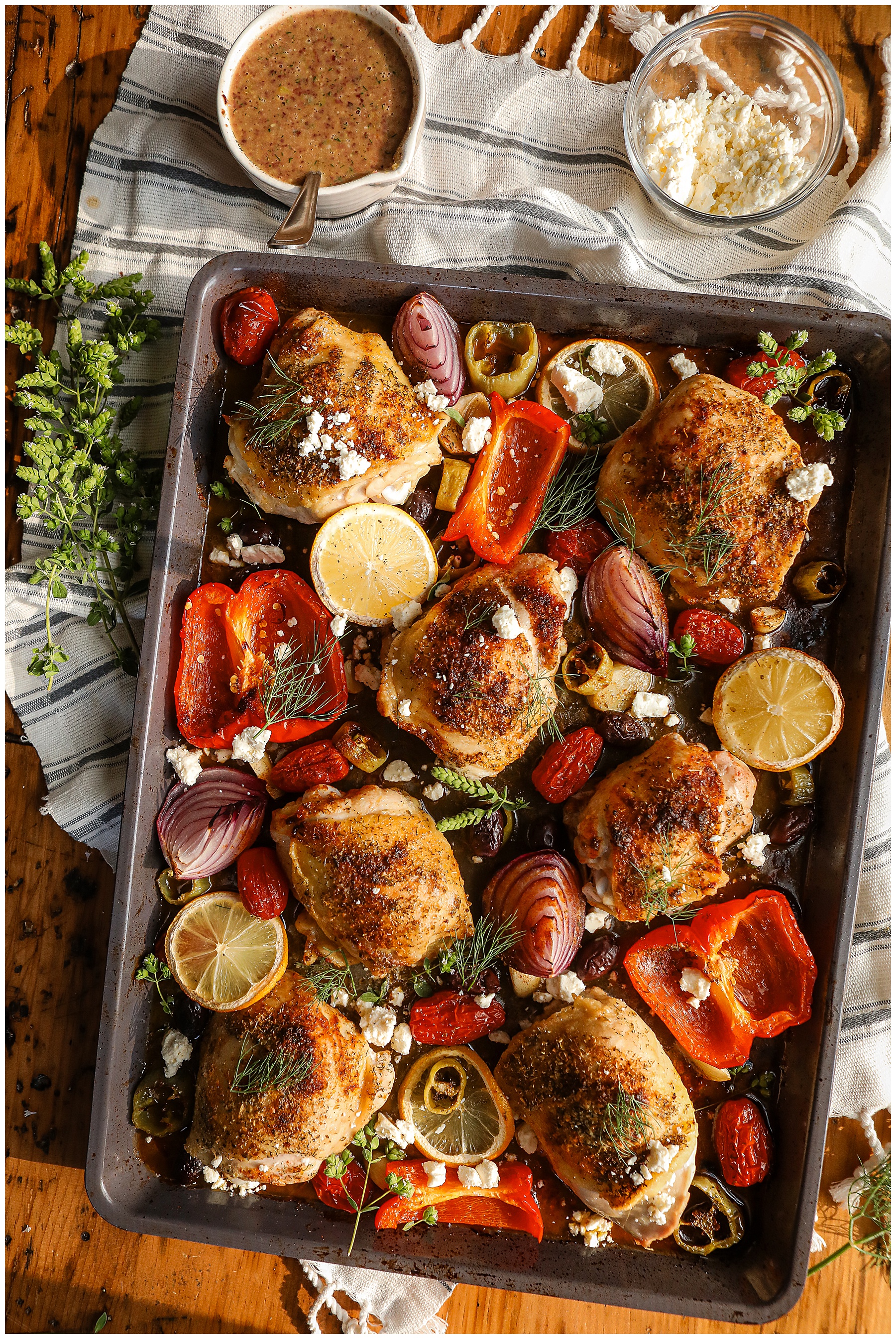Sheet Pan Greek Chicken Sheet Pan Greek Chicken