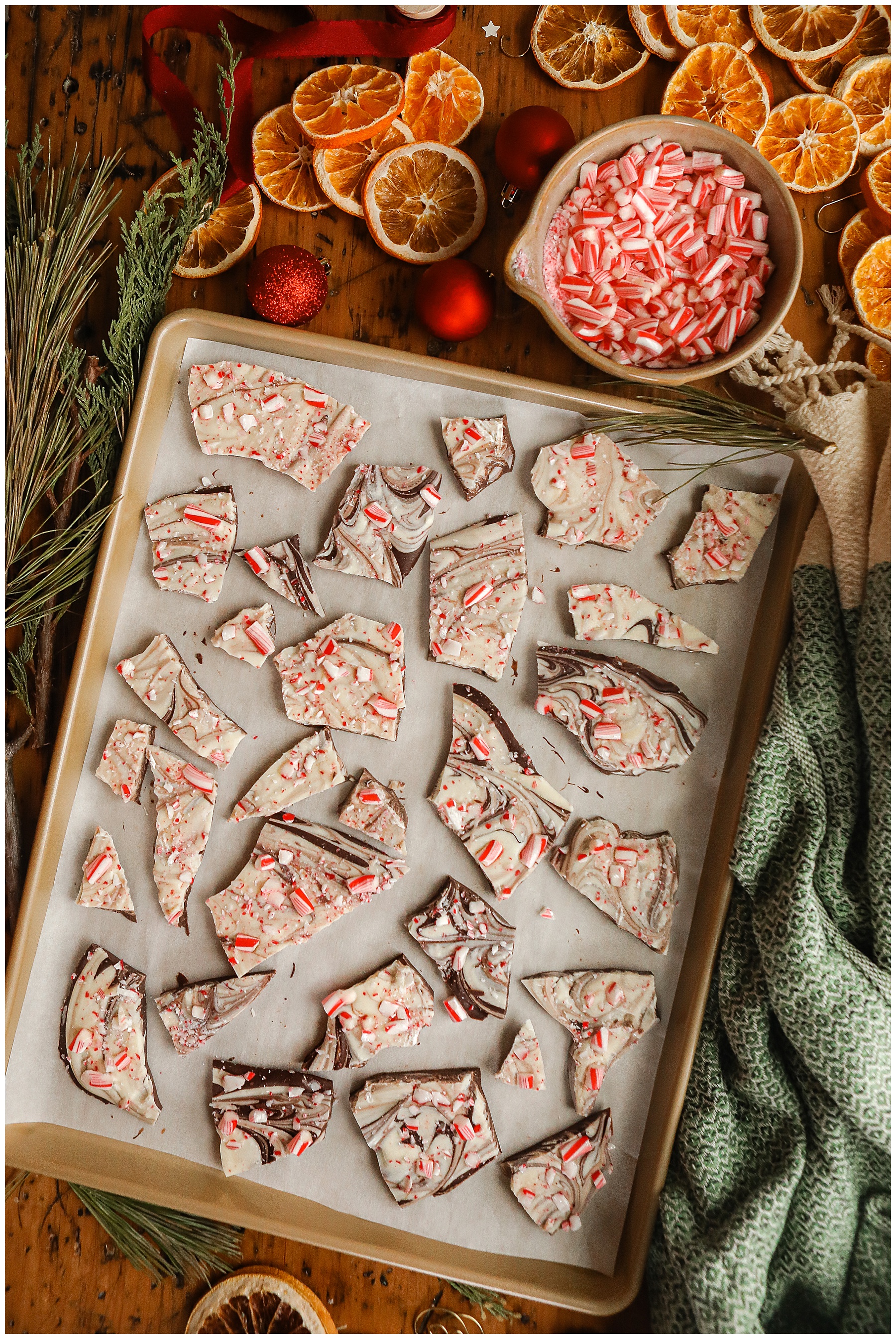 Swirl Peppermint Bark recipe - Sugar Maple Farmhouse