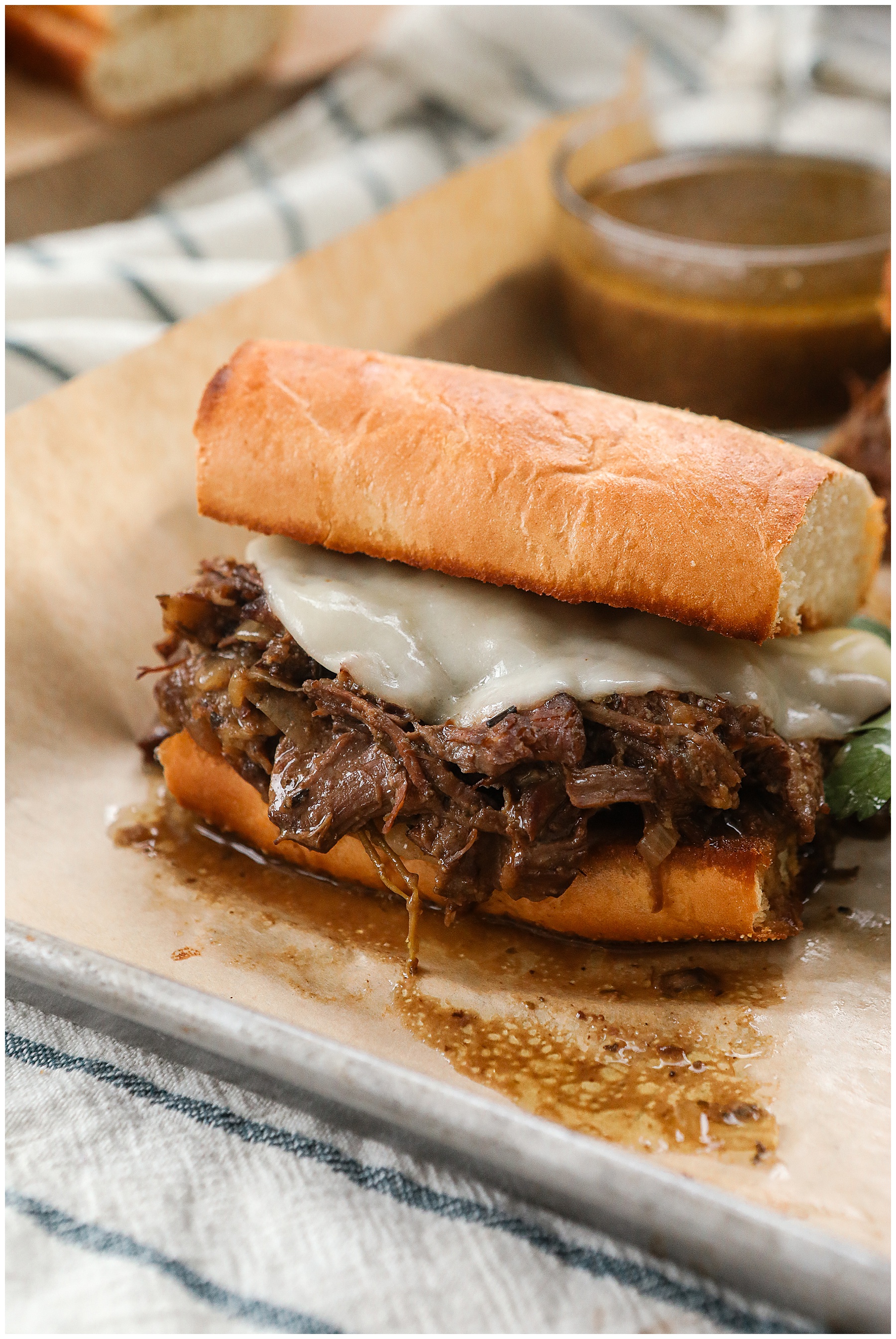Slow Cooker Pot Roast Sandwiches - Sugar Maple Farmhouse