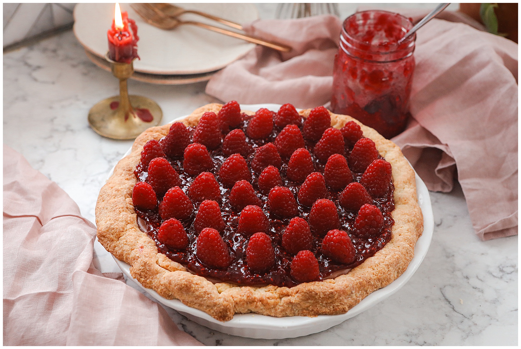 Raspberry Chocolate Mascarpone Pie - Sugar Maple Farmhouse Raspberry Chocolate Mascarpone Pie - Sugar Maple Farmhouse